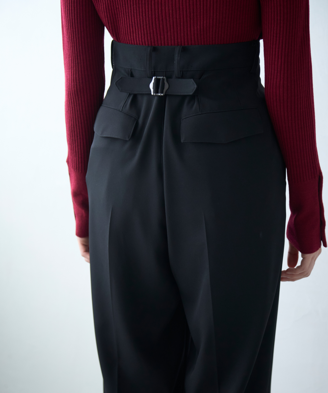 ≪通常販売≫toro tuck slacks(トロタックスラックス)- ブラック -