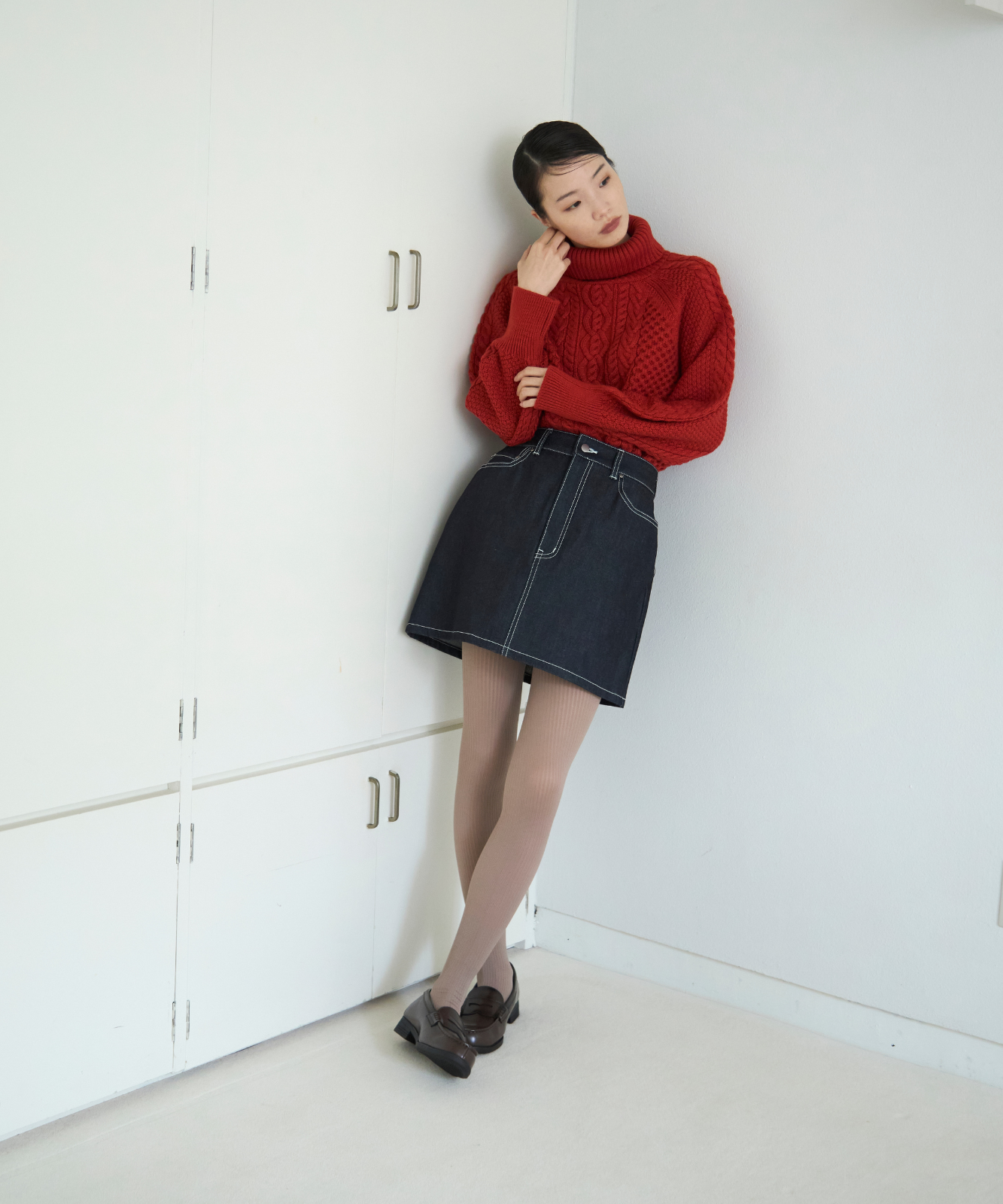 ≪通常販売≫adjust denim mini skirt(アジャストデニムミニスカート)