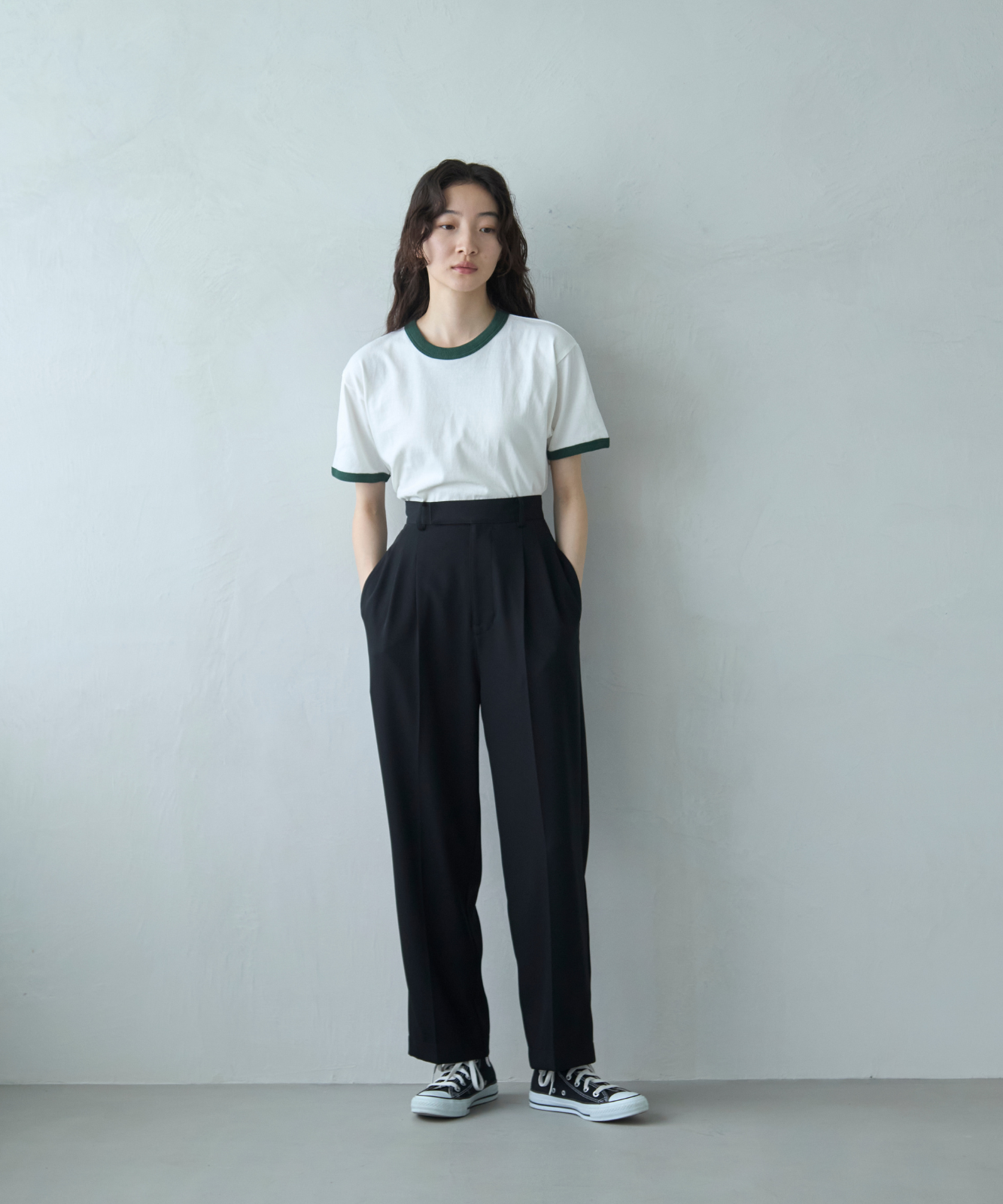 ≪通常販売≫toro tuck slacks(トロタックスラックス)- ブラック -