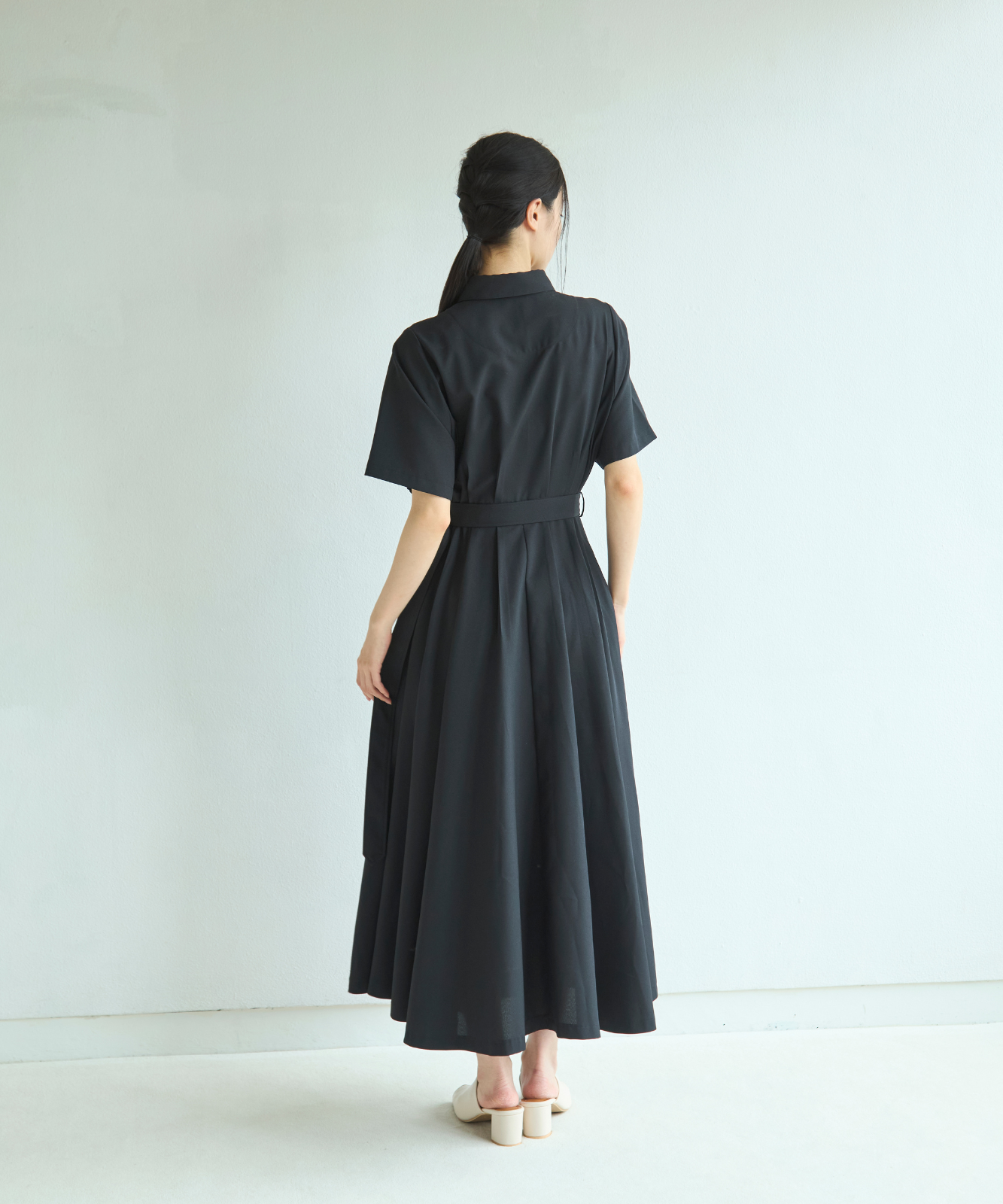 ≪予約販売≫【THE DRESS #62】shirt collar classical easy one piece(シャツカラークラシカルイージーワンピース)≪2025年6月13日17:00販売開始≫≪2025年7月発送予定≫