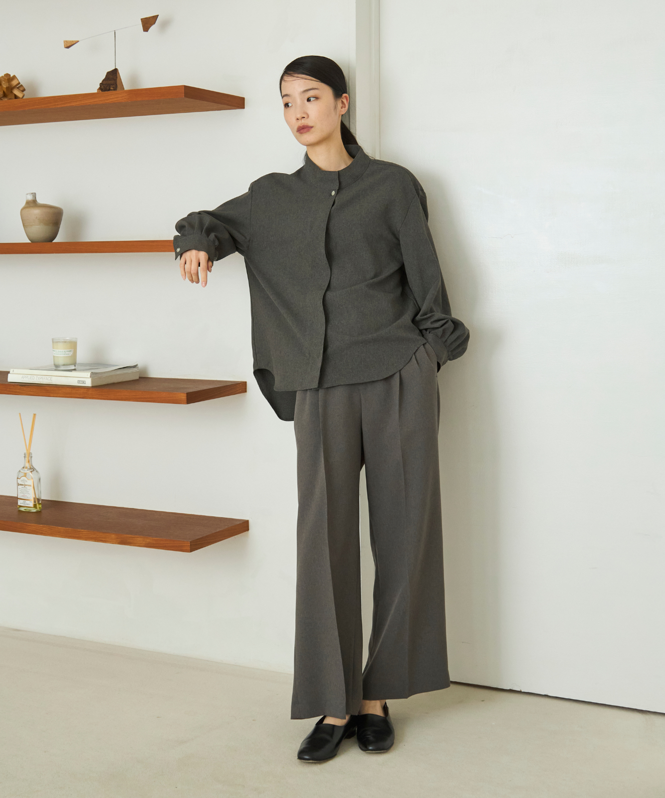≪通常販売≫two tuck slacks(ツータックスラックス)