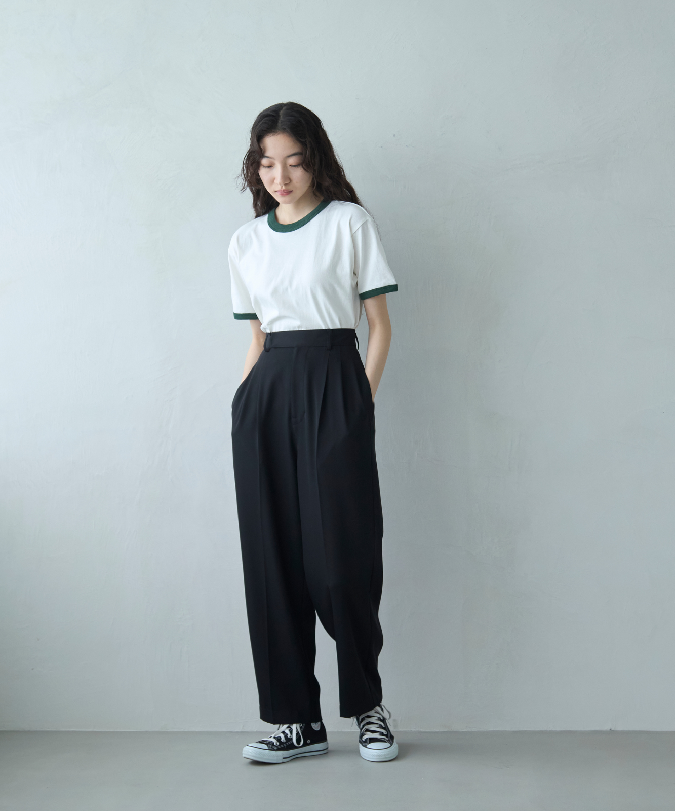 ≪通常販売≫toro tuck slacks(トロタックスラックス)- ブラック -