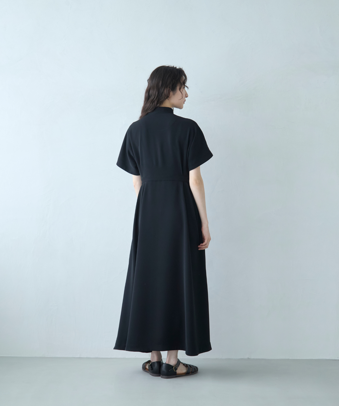 ≪通常販売≫【THE DRESS #63】stand collar dolman sleeve dress(スタンドカラードルマンスリーブドレス)≪2025年7月11日15:00販売開始≫
