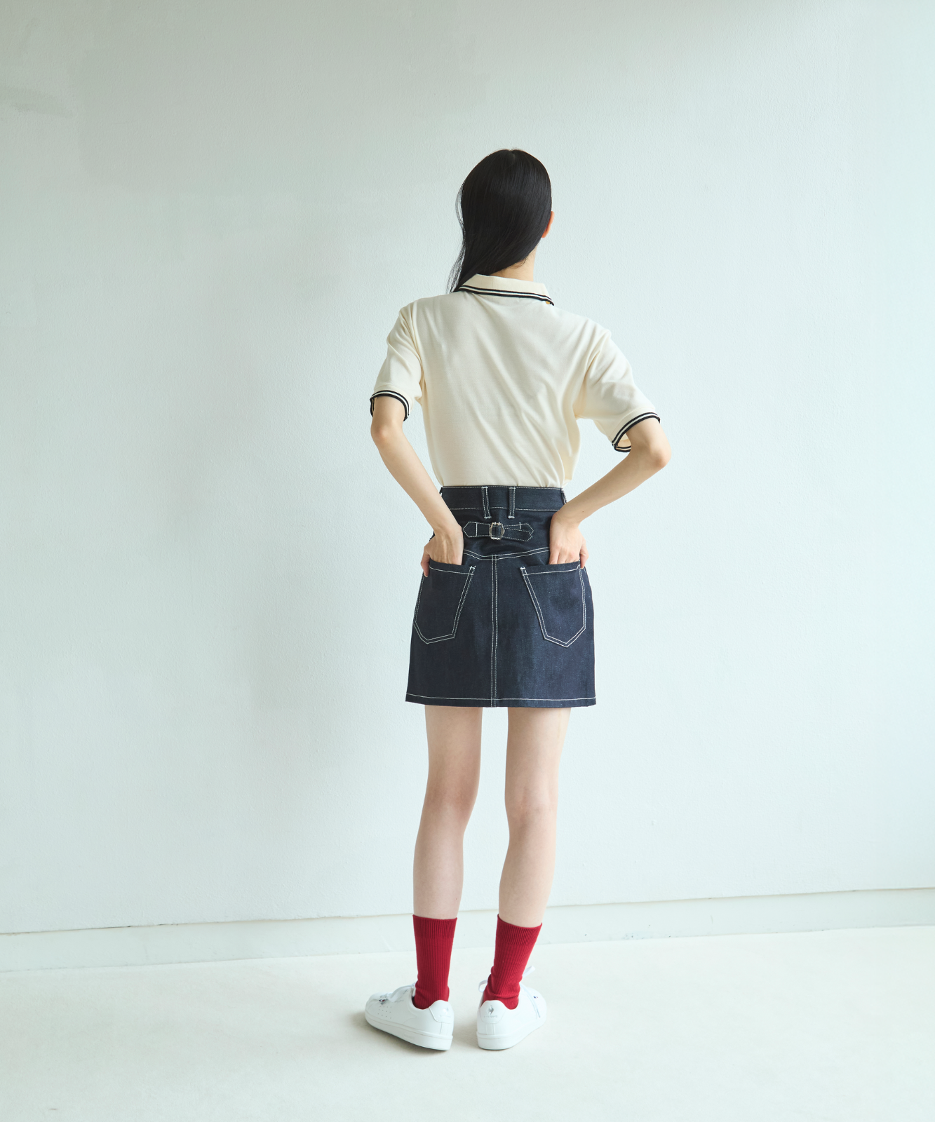 ≪通常販売≫adjust denim mini skirt(アジャストデニムミニスカート)
