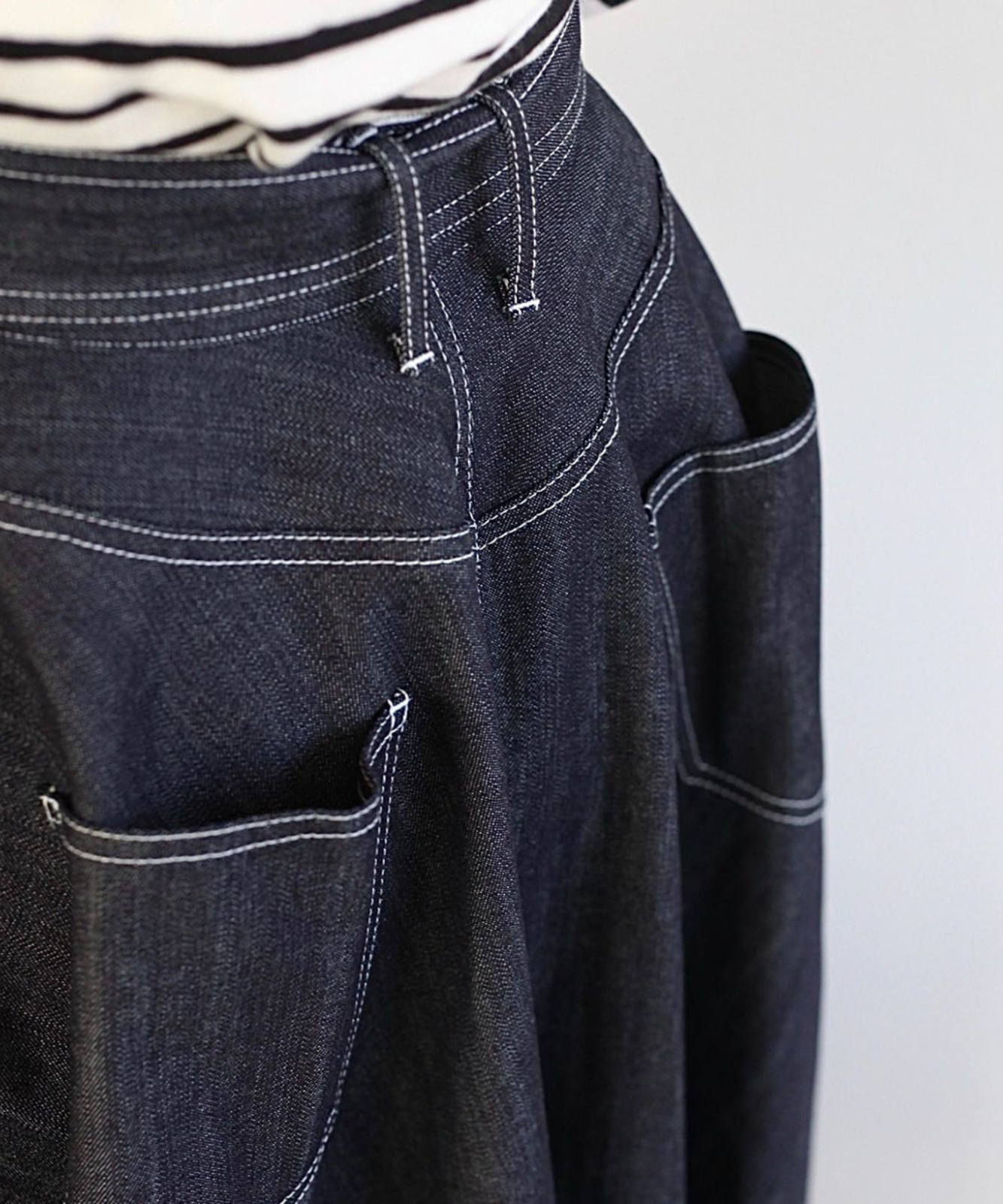 ≪通常販売≫super flare denim skirt(スーパーフレアデニムスカート)