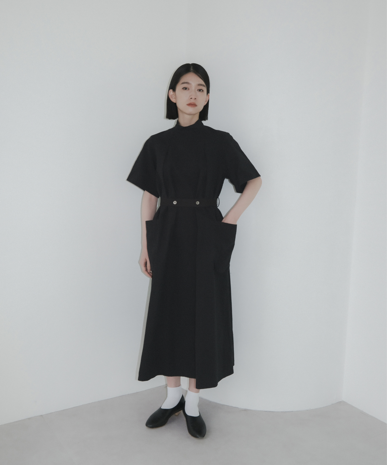 ≪在庫販売≫【THE DRESS #21】de medical high neck dress(ドイツメディカルハイネックドレス)≪2023年9月22日15:00販売開始≫