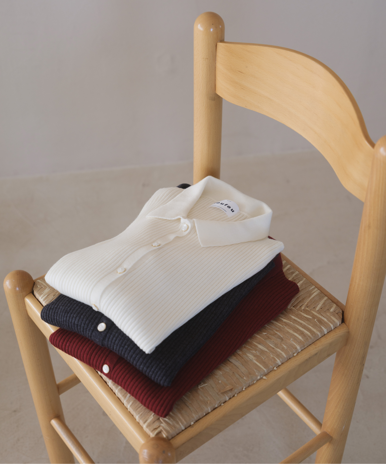 ≪通常販売≫knit polo cardigan(ニットポロカーディガン)