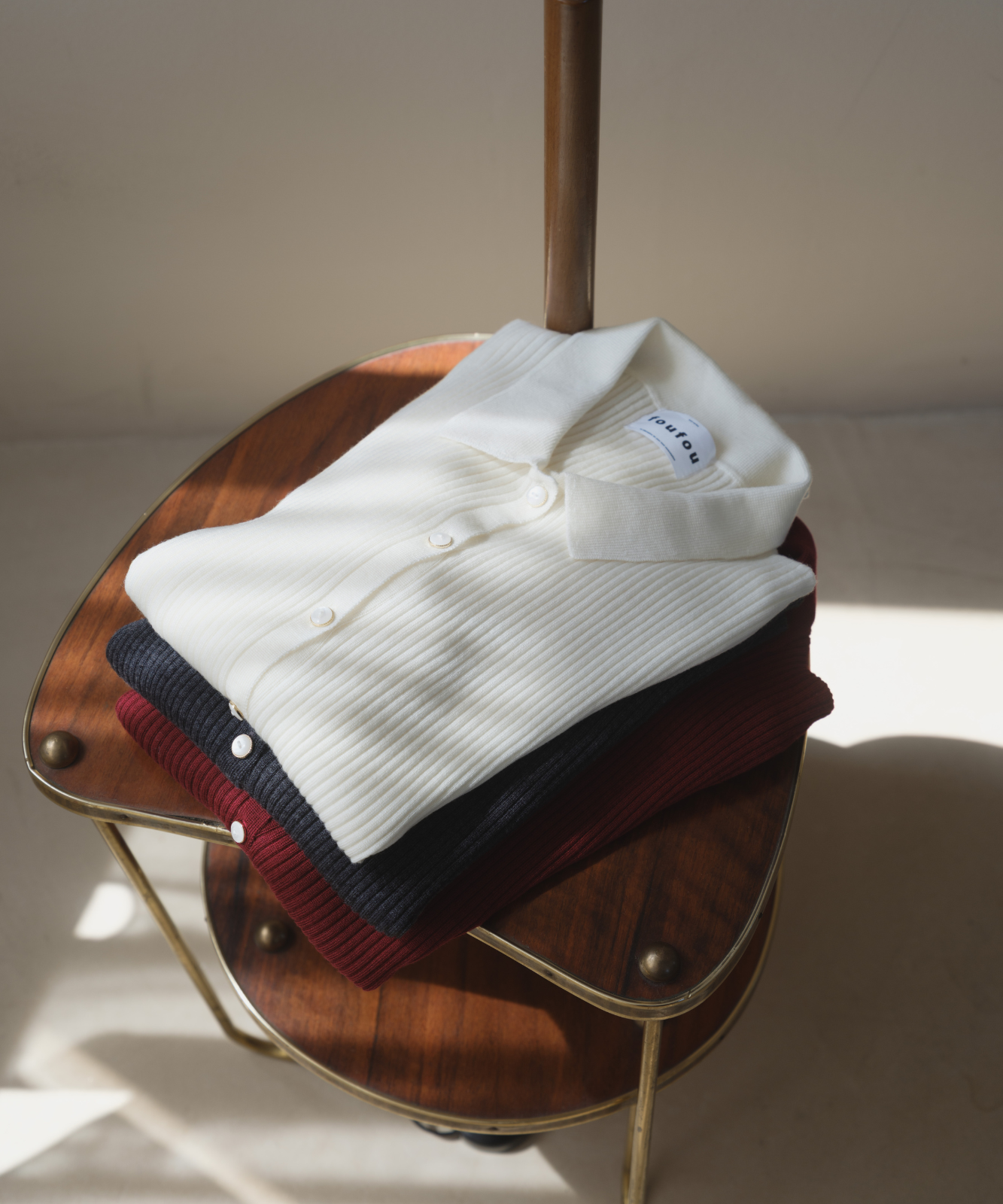 ≪通常販売≫knit polo cardigan(ニットポロカーディガン)