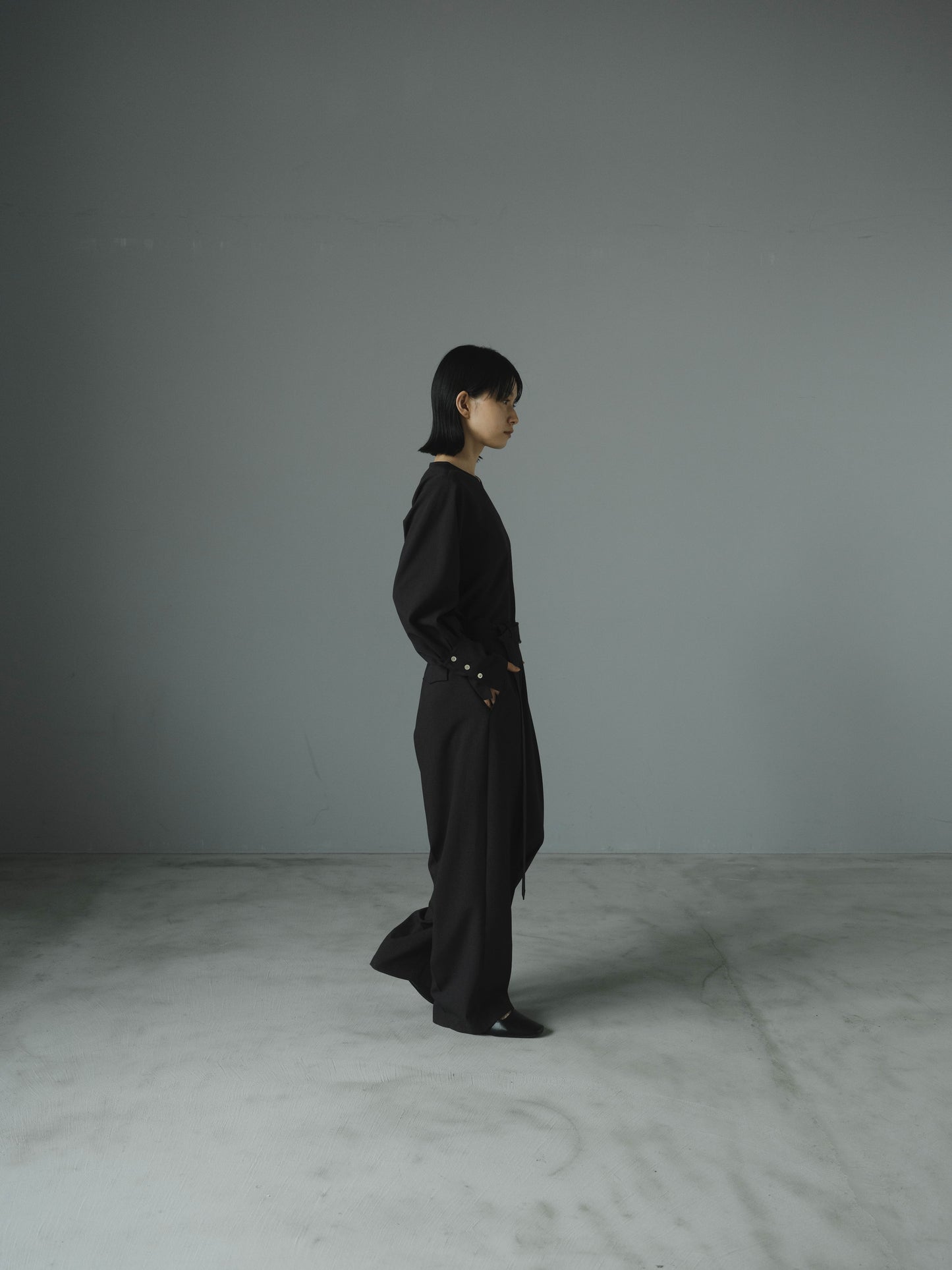 ≪通常販売≫vneck easy long blouse(Vネックイージーロングブラウス)≪2025年8月26日15:00販売開始≫