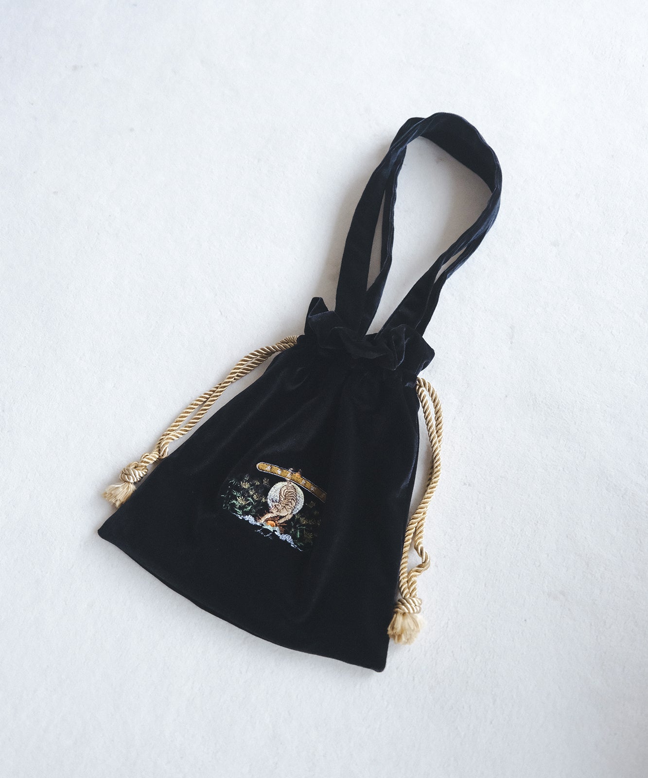 ≪在庫販売≫Kinchaku bag "寅" - ベロア -≪2023年6月30日13:00販売開始≫