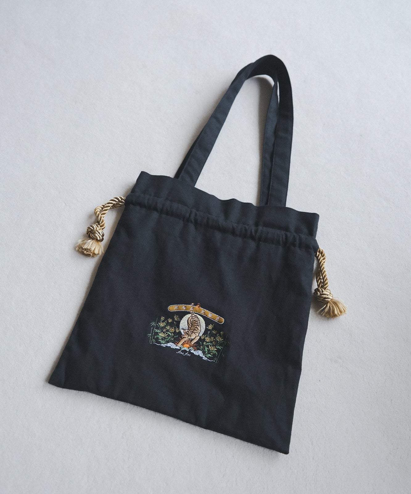 ≪在庫販売≫Kinchaku bag "寅" - リネン - ≪2023年6月30日13:00販売開始≫