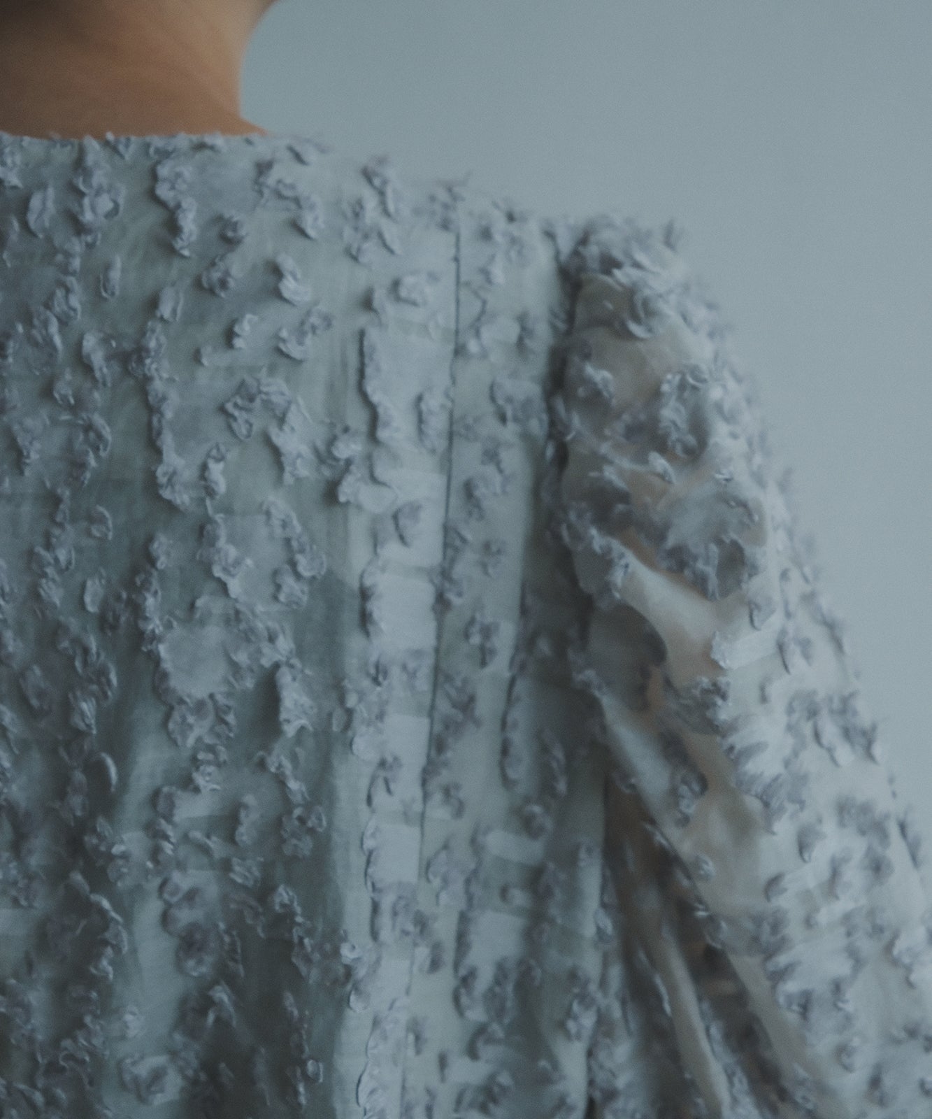 ≪予約販売≫foufou jacquard dress #03 "prep”(ジャカードドレス#03)- ライトグレー -≪2023年7月3日21:00販売開始≫≪2023年10月下旬発送予定≫
