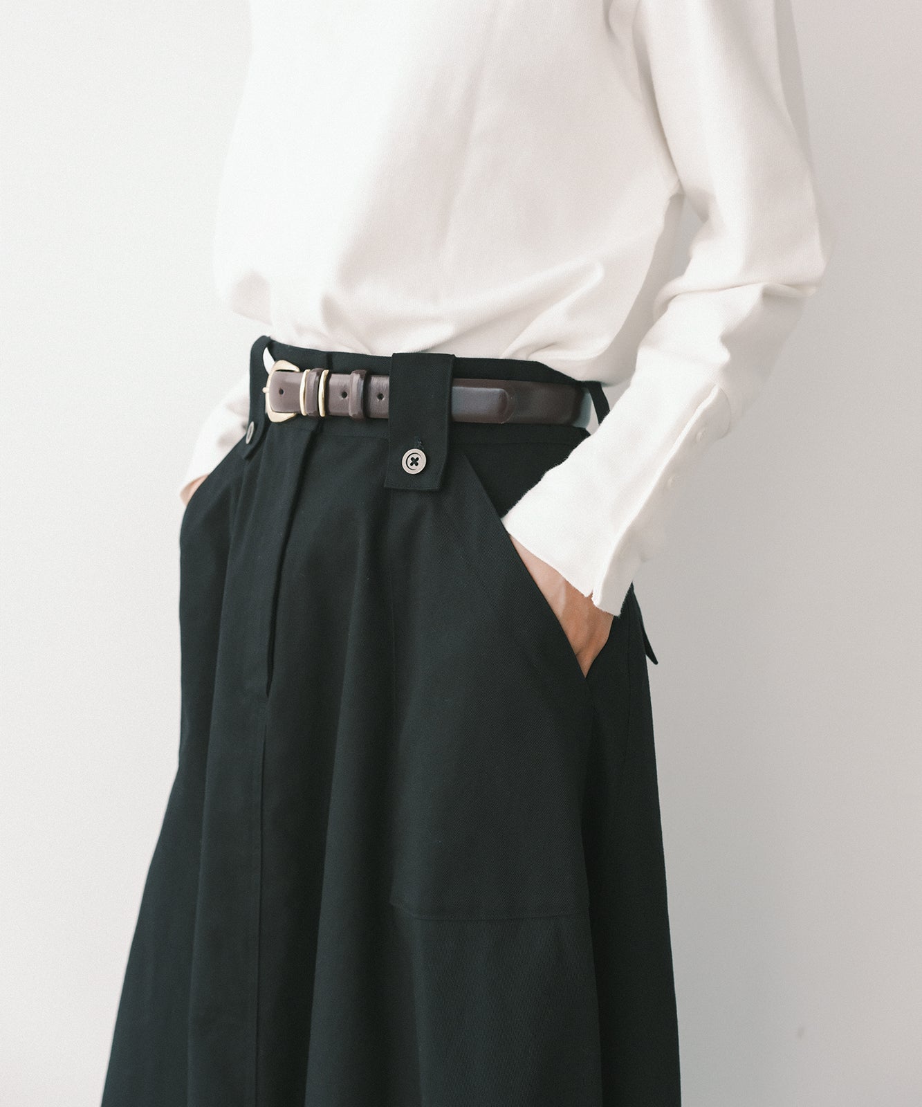 ≪在庫販売≫cotton flare skirt(コットンフレアスカート)≪2023年8月1日19:00販売開始≫