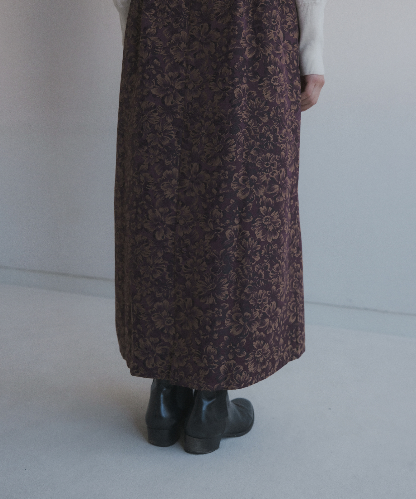 ≪在庫販売≫jacquard square jumper skirt(ジャカードスクエアジャンパースカート)≪2023年10月25日15:00販売開始≫