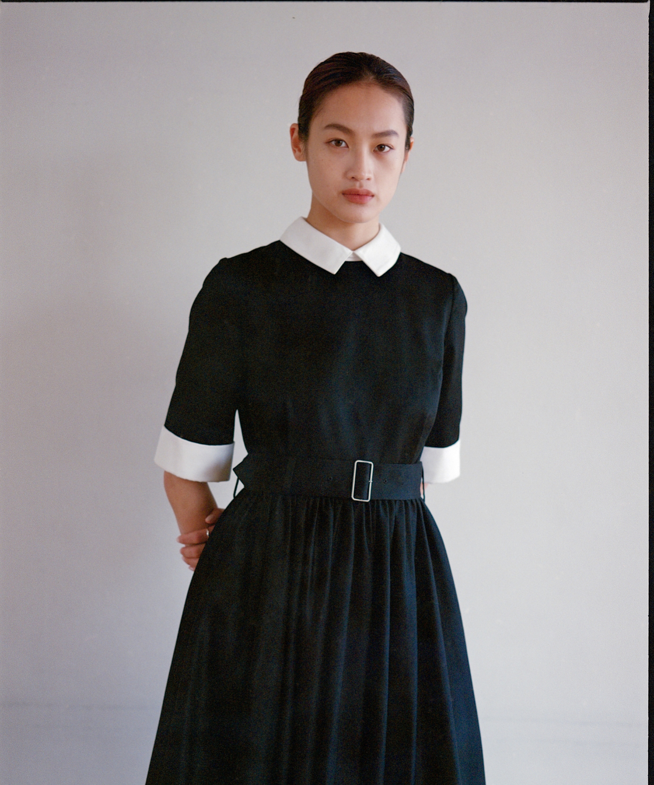 ≪通常販売≫【THE DRESS #22】bicolor one piece(バイカラーワンピース)