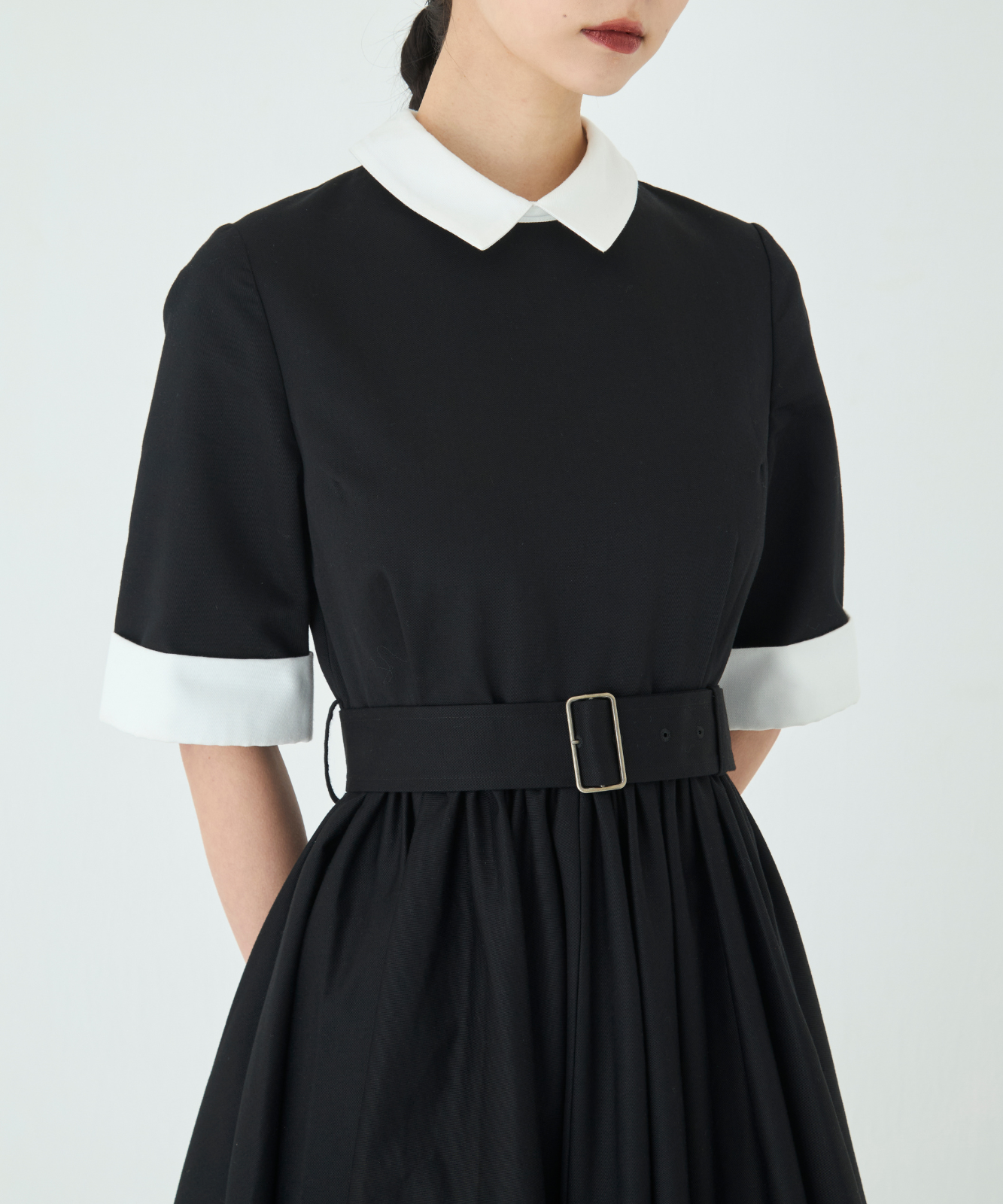 ≪通常販売≫【THE DRESS #22】bicolor one piece(バイカラーワンピース)