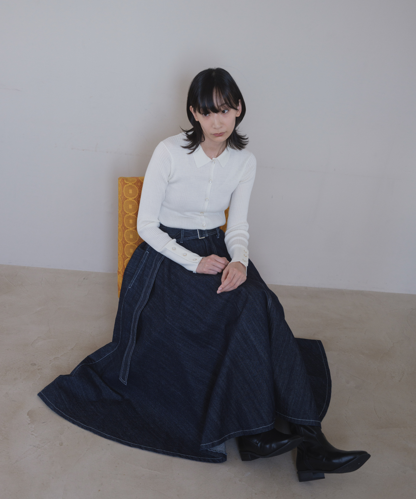 ≪通常販売≫super flare denim skirt(スーパーフレアデニムスカート)≪2025年8月12日15:00販売開始≫