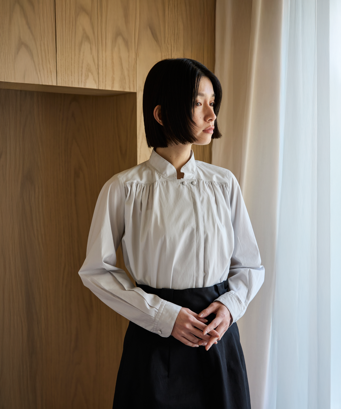 foufou ザミュージアムユニフォームシャツ　シャツ　ブラウス ≪通常販売≫” the museum ” uniform shirts（ザミュージアム