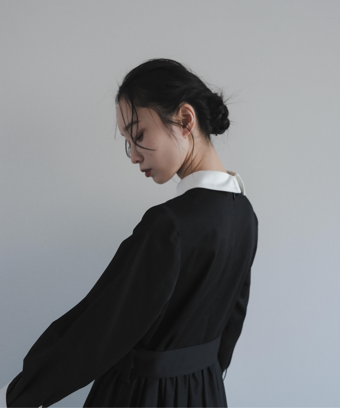 ≪通常販売≫【THE DRESS #32】double cuffs bicolor one piece(ダブルカフスバイカラーワンピース)≪2025年10月7日12:00販売開始≫