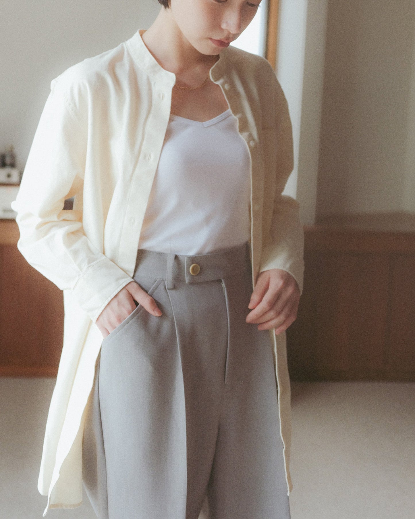 ≪在庫販売≫one tuck S.F. pants 22(ワンタックS.F.パンツ22)