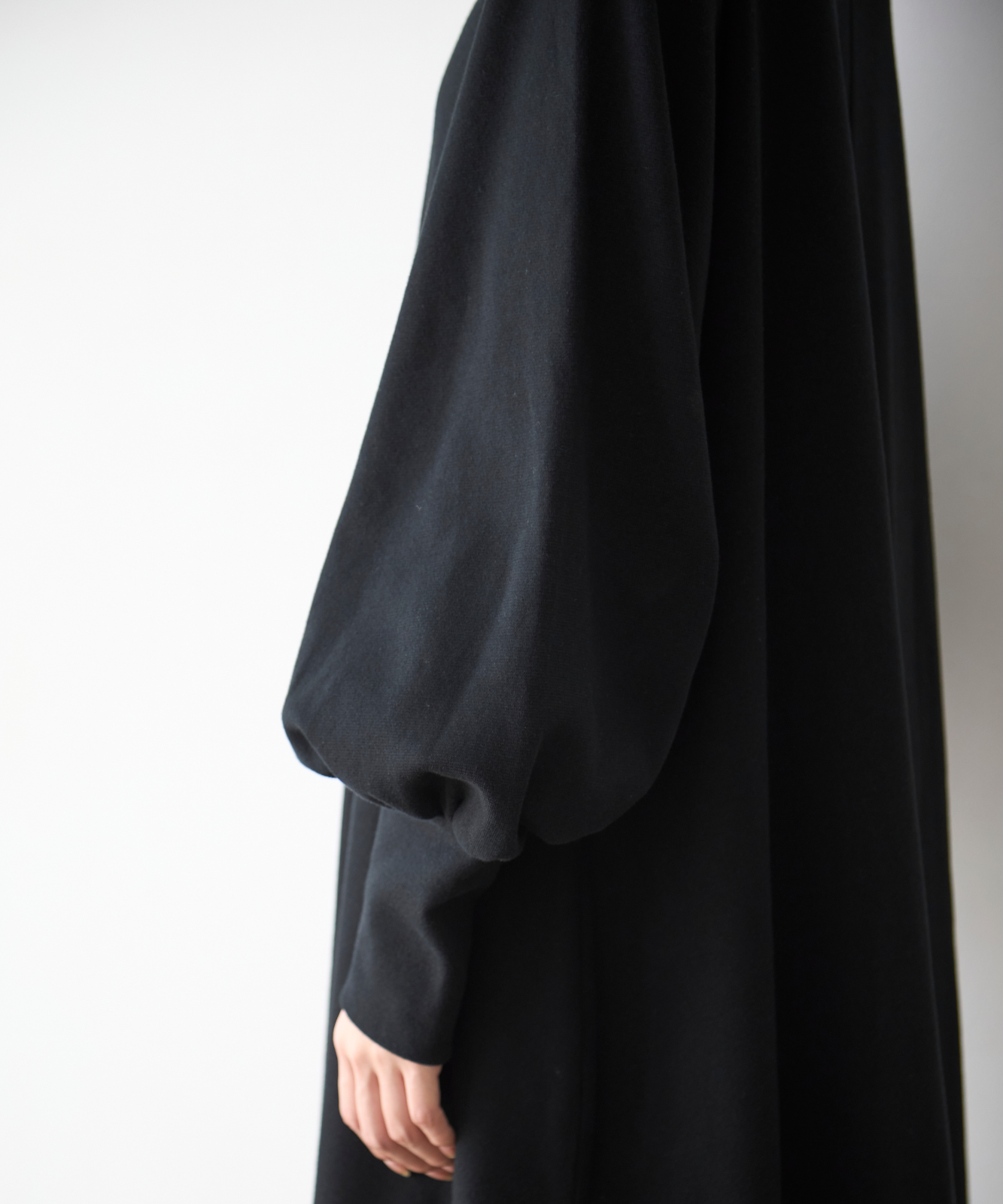 ≪通常販売≫henley neck volume sleeve one piece(ヘンリーネックボリュームスリーブワンピース)