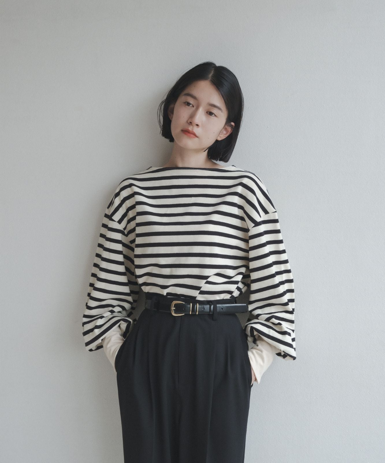 ≪予約販売≫foufou basque shirt -sode powan - (フーフーバスクシャツ - 袖ぽわん -)≪2023年8日11日19:00販売開始≫≪2023年9月下旬発送予定≫