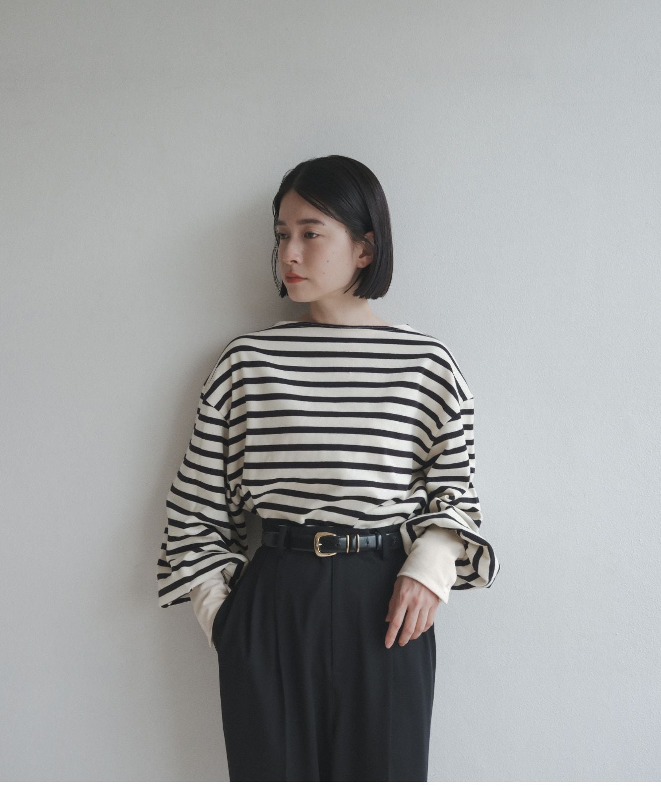 ≪予約販売≫foufou basque shirt -sode powan - (フーフーバスクシャツ - 袖ぽわん -)≪2023年8日11日19:00販売開始≫≪2023年9月下旬発送予定≫