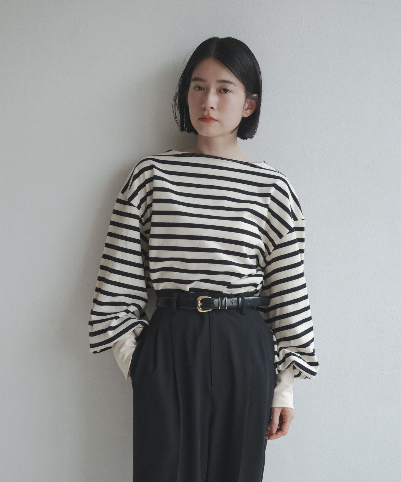 ≪予約販売≫foufou basque shirt -sode powan - (フーフーバスクシャツ - 袖ぽわん -)≪2023年8日11日19:00販売開始≫≪2023年9月下旬発送予定≫