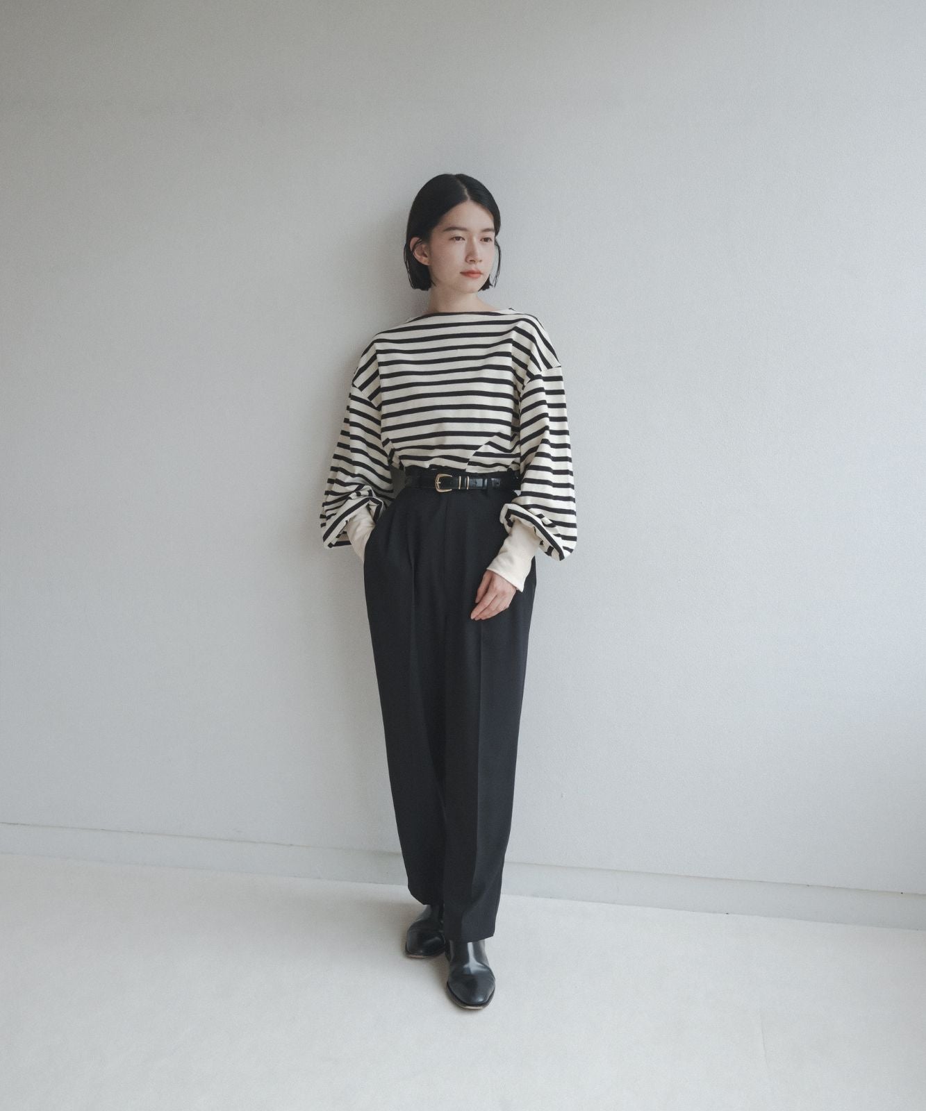 ≪予約販売≫foufou basque shirt -sode powan - (フーフーバスクシャツ - 袖ぽわん -)≪2023年8日11日19:00販売開始≫≪2023年9月下旬発送予定≫