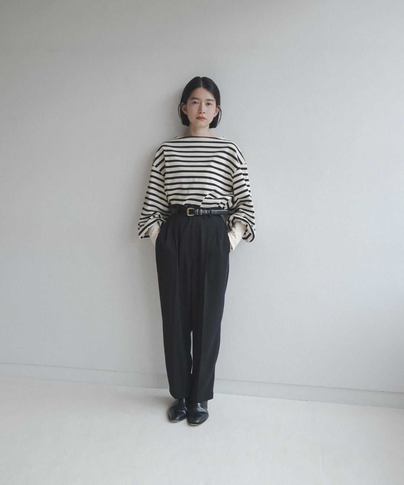 ≪予約販売≫foufou basque shirt -sode powan - (フーフーバスクシャツ - 袖ぽわん -)≪2023年8日11日19:00販売開始≫≪2023年9月下旬発送予定≫