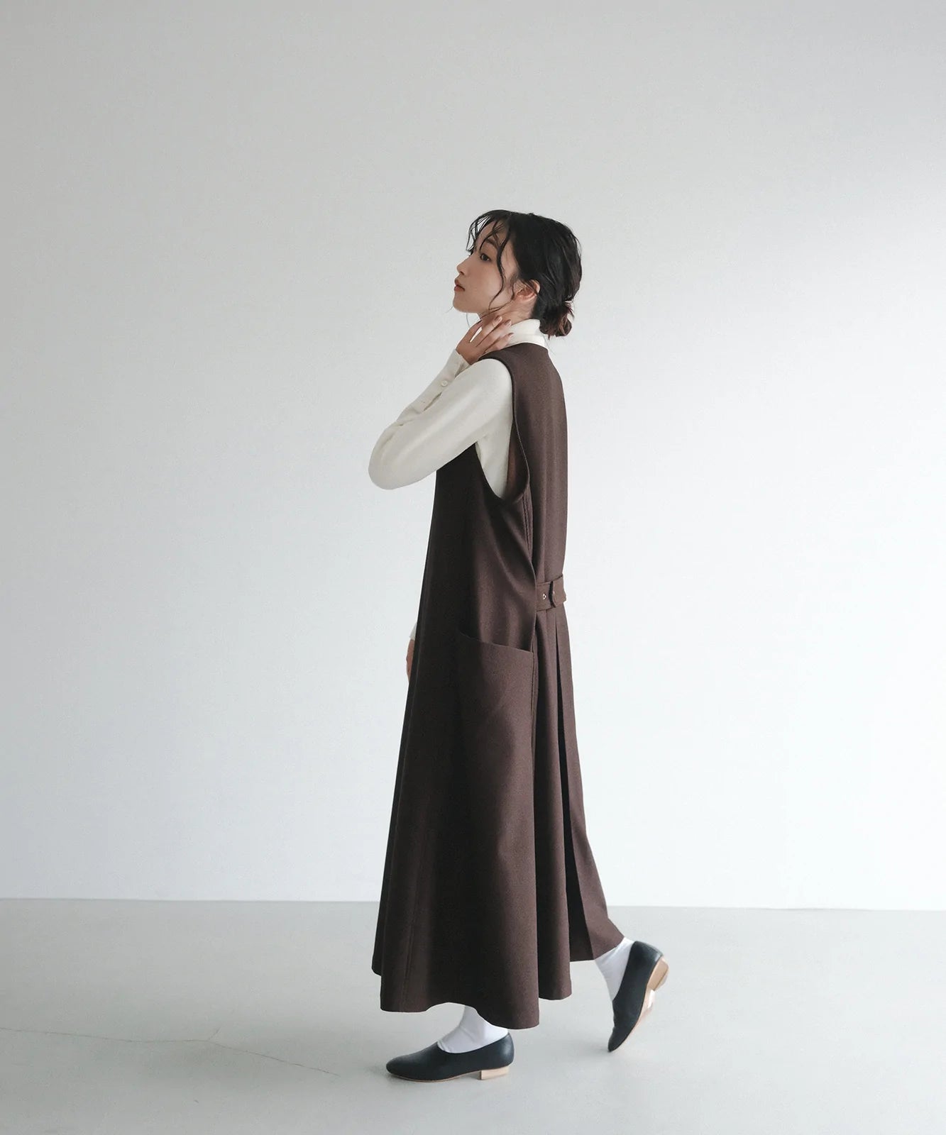 ≪予約販売≫easy jumper skirt(イージージャンパースカート)≪2023年7月21日13:00販売開始≫≪2023年10月下旬発送予定≫
