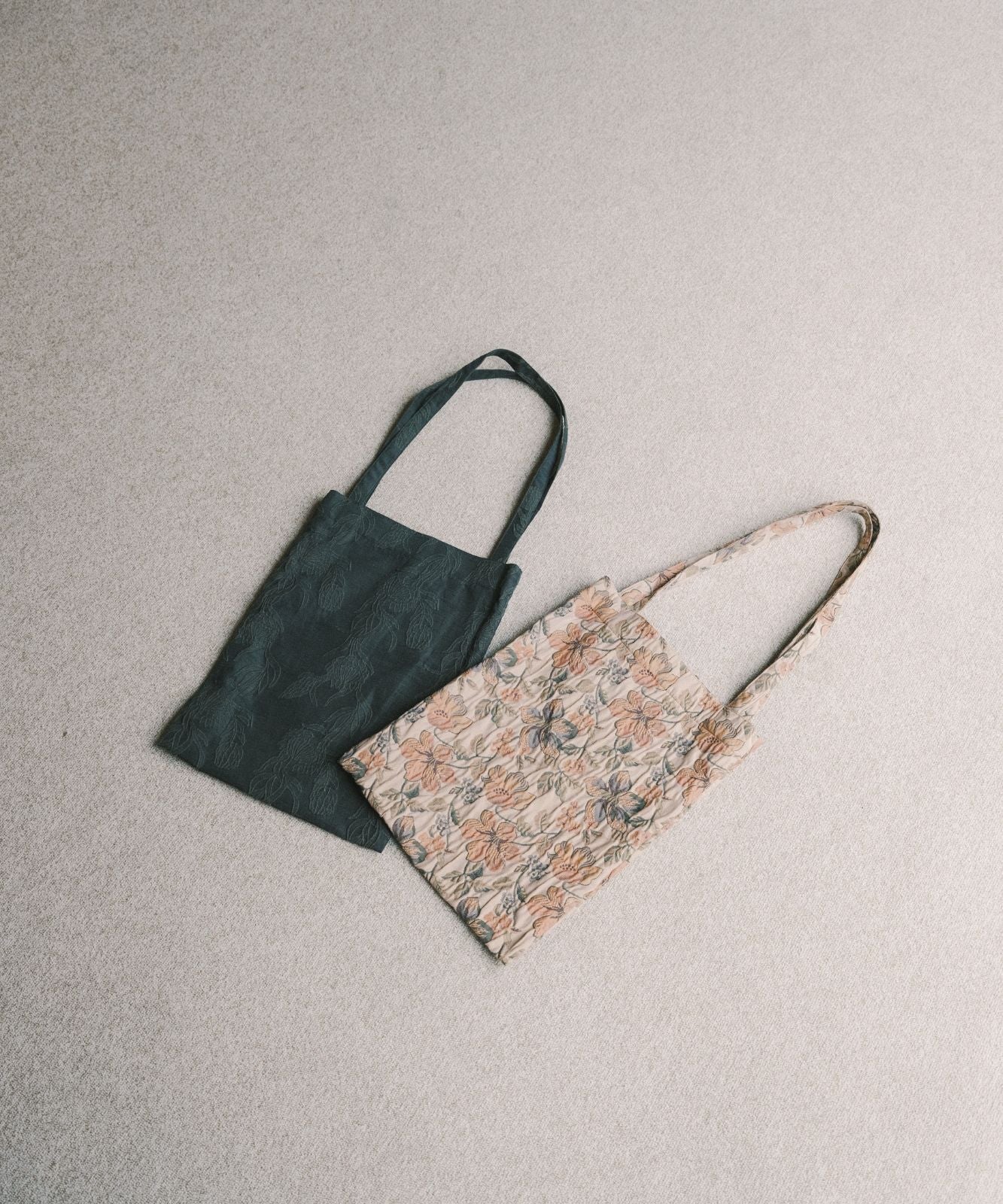 ≪通常販売≫original jacquard tote bag "quiet leaves"(オリジナルジャカードトートバッグ "quiet leaves")