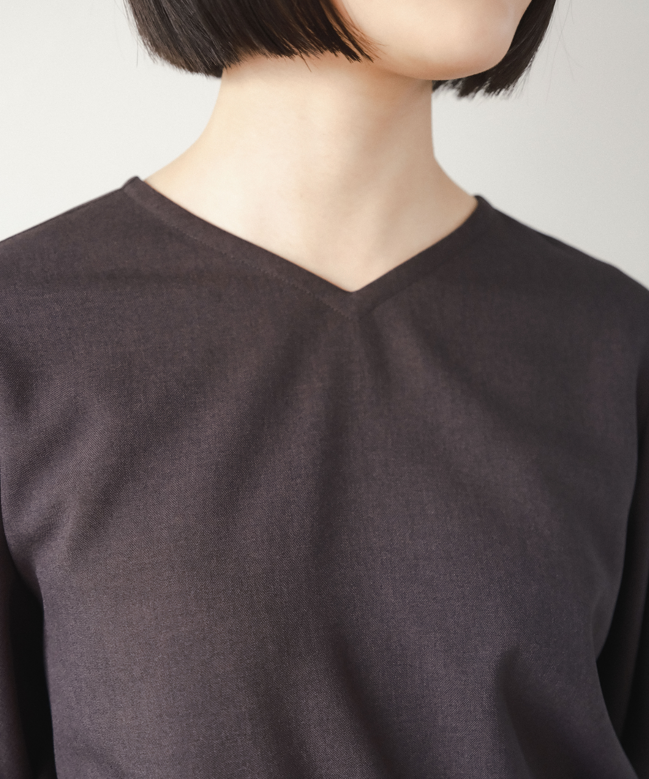 ≪通常販売≫vneck easy long blouse(Vネックイージーロングブラウス)≪2025年8月26日15:00販売開始≫