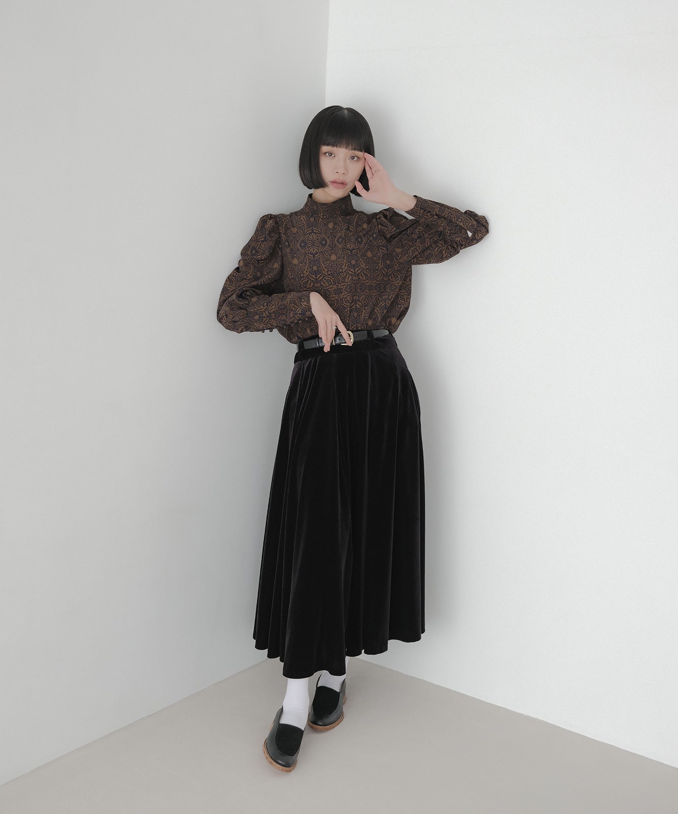 ≪予約販売≫plants in the UK blouse（プラント イン ザ UK ブラウス