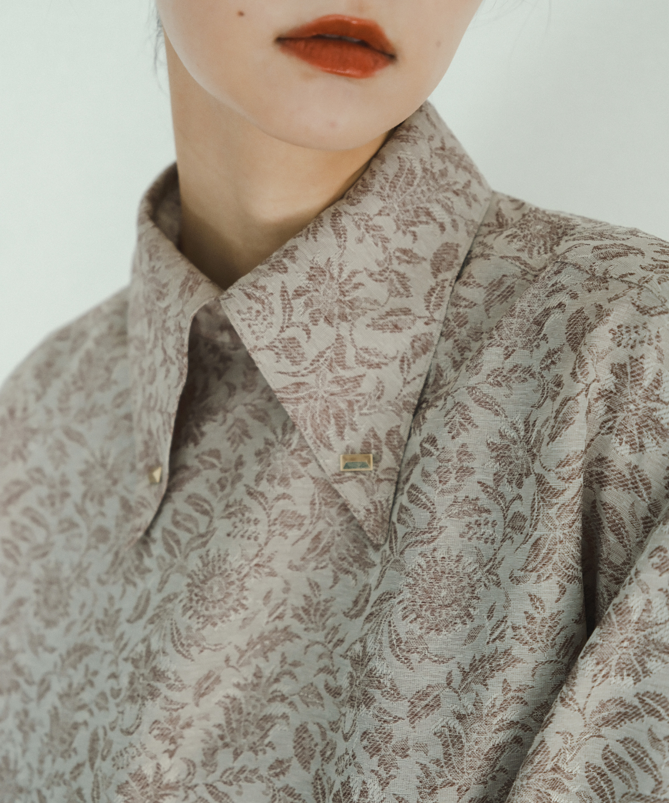 ≪在庫販売≫jacquard button down one piece(ジャカードボタンダウンワンピース)≪2023年10月4日15:00販売開始≫