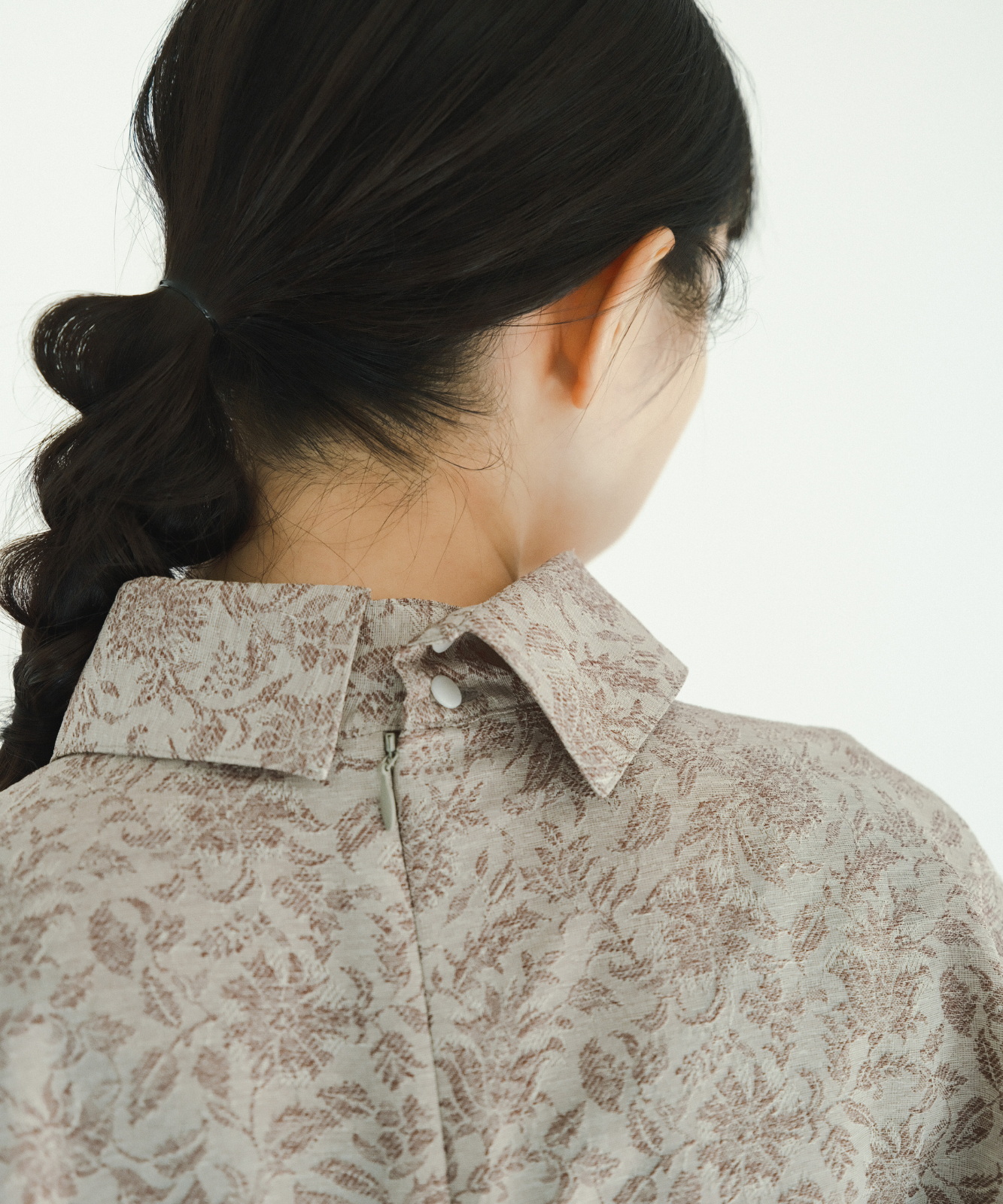 ≪在庫販売≫jacquard button down one piece(ジャカードボタンダウンワンピース)≪2023年10月4日15:00販売開始≫