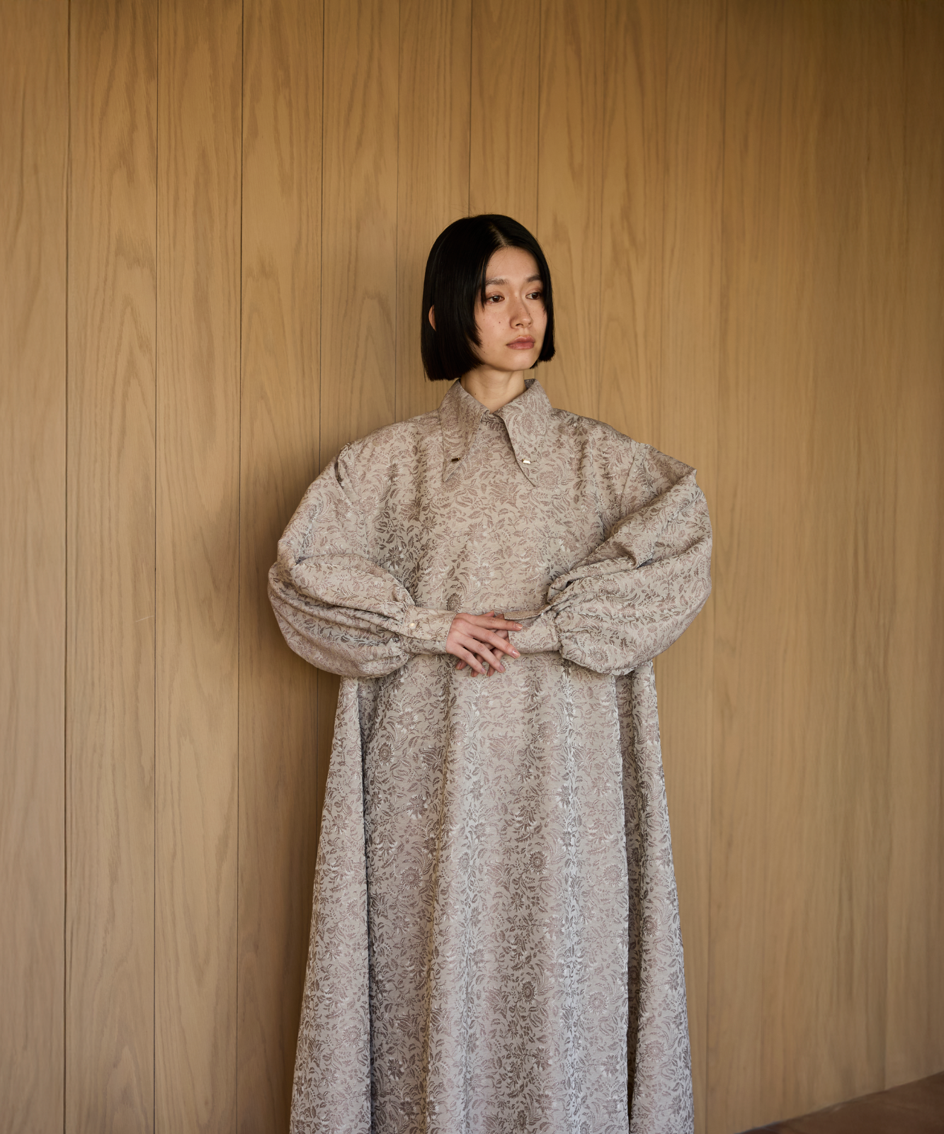 ≪通常販売≫jacquard button down one piece(ジャカードボタンダウン ≪通常販売≫jacquard button down one piece(ジャカードボタンダウン