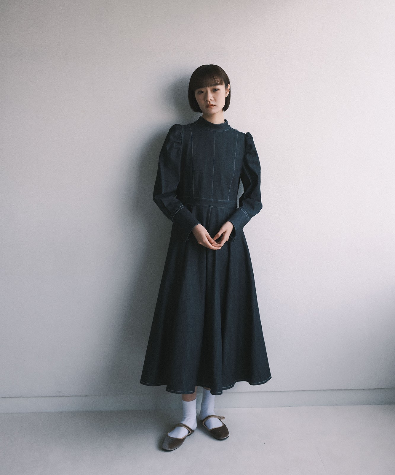 ≪予約販売≫denim classical dress(デニムクラシカルドレス)≪2023年9月29日15:00販売開始≫≪2023年12月下旬以降発送予定≫