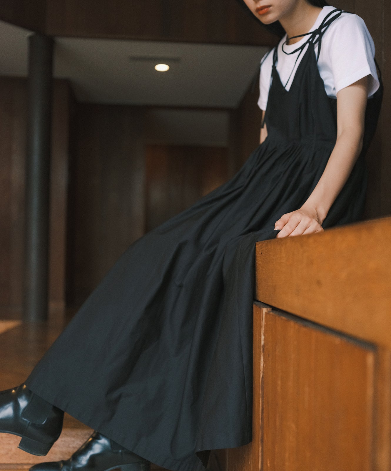 ≪予約販売≫【THE DRESS #42】gather camisole dress(ギャザーキャミソールワンピース)≪2023年6月21日21:00販売開始≫≪2023年9月下旬発送予定≫