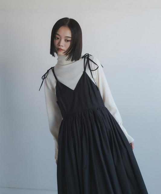 ≪通常販売≫【THE DRESS #42】gather camisole dress(ギャザーキャミソールワンピース)