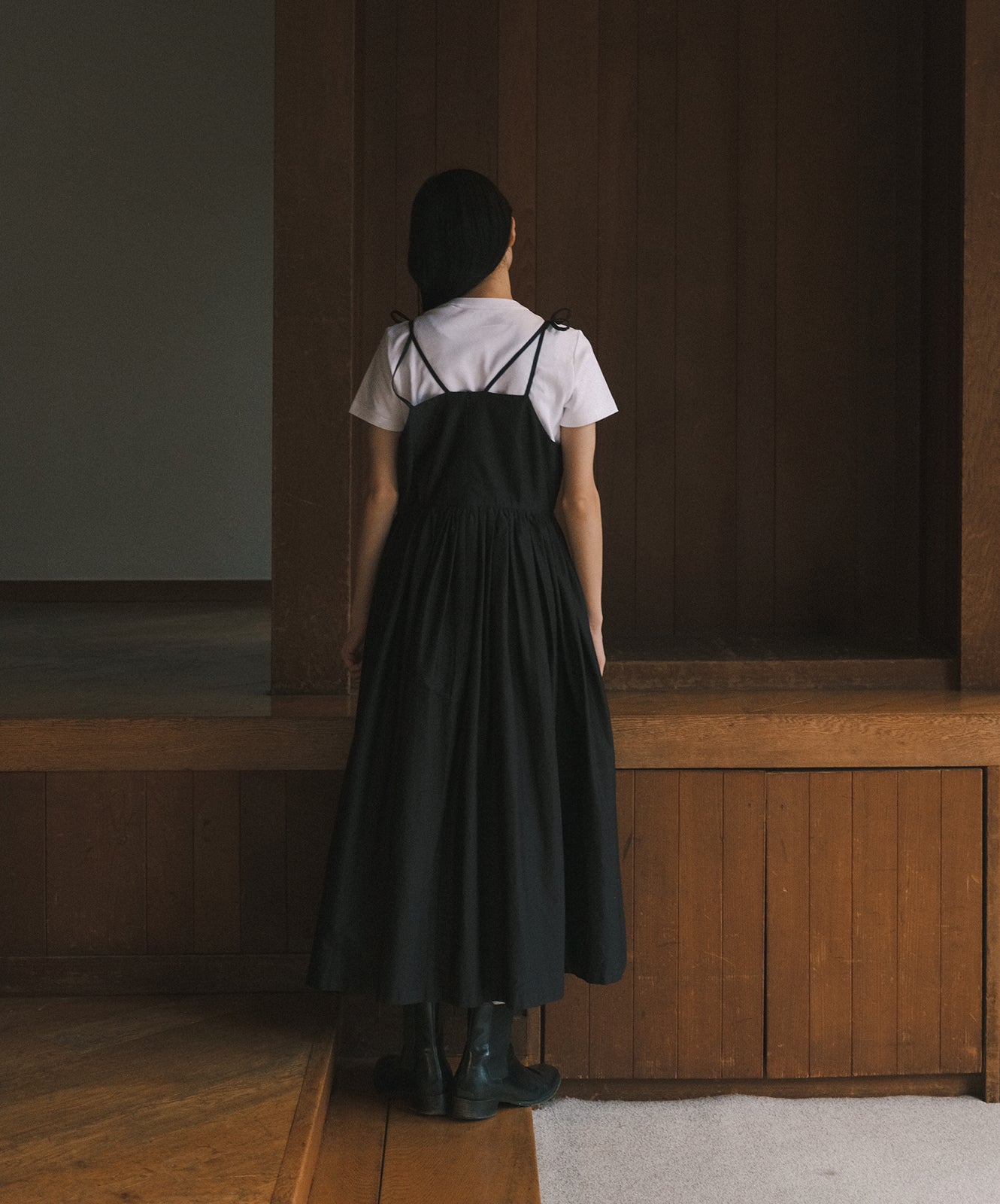 ≪予約販売≫【THE DRESS #42】gather camisole dress(ギャザーキャミソールワンピース)≪2023年6月21日21:00販売開始≫≪2023年9月下旬発送予定≫