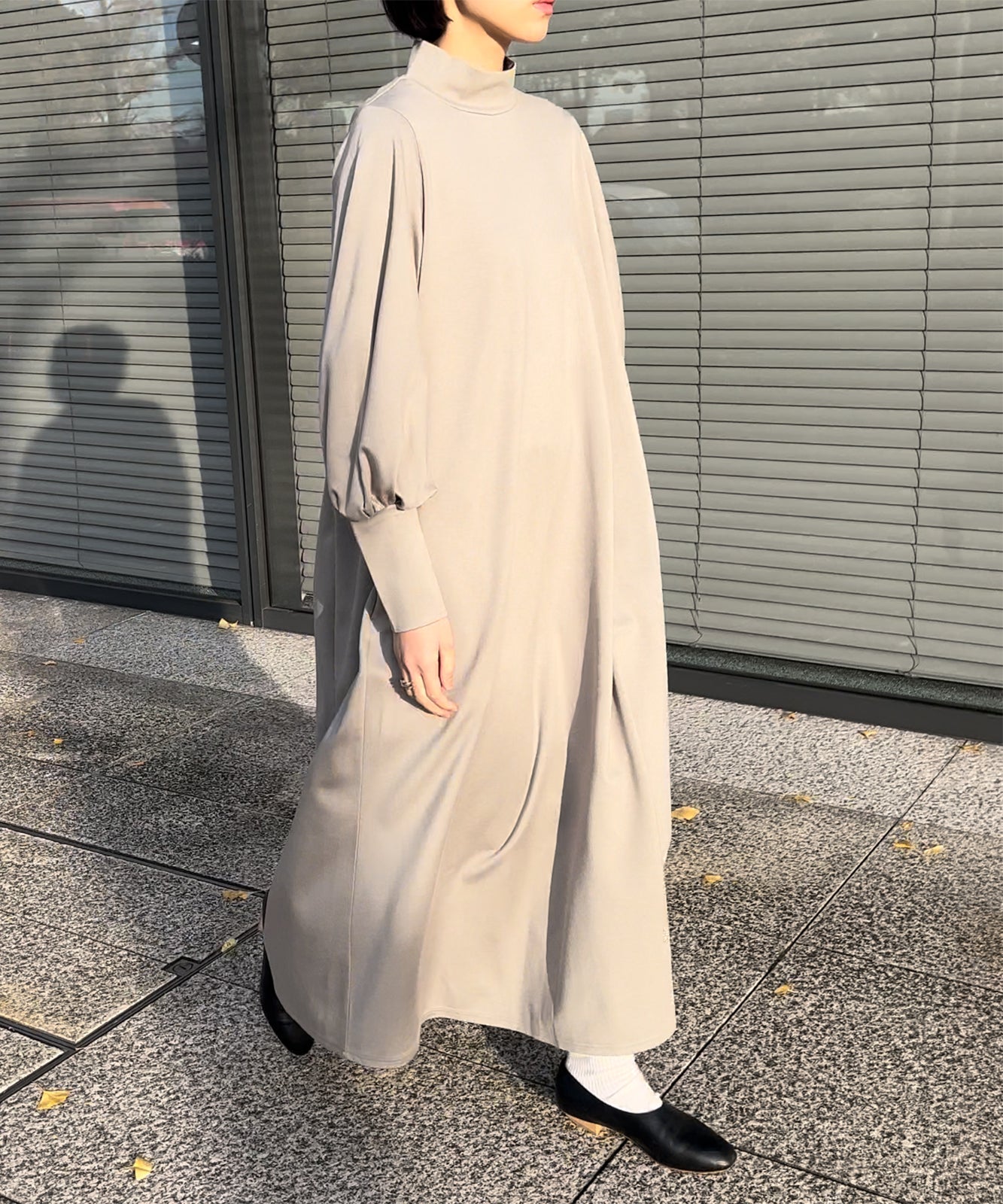 ≪予約販売≫high neck cut sew one piece(ハイネックカットソーワンピース)≪2023年7月14日13:00販売開始≫≪2023年9月下旬発送予定≫
