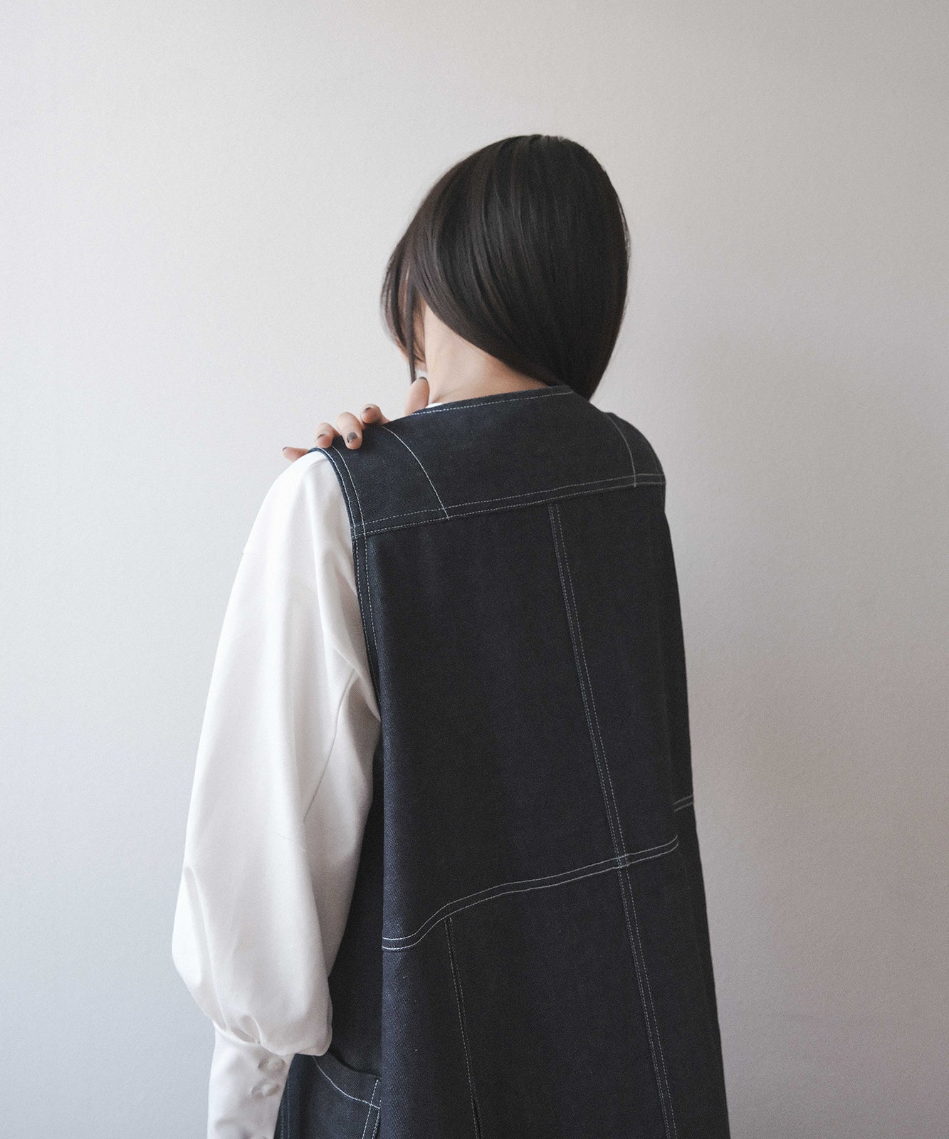 ≪通常販売≫12.5oz denim jumper skirt(12.5オンス デニムジャンパースカート)