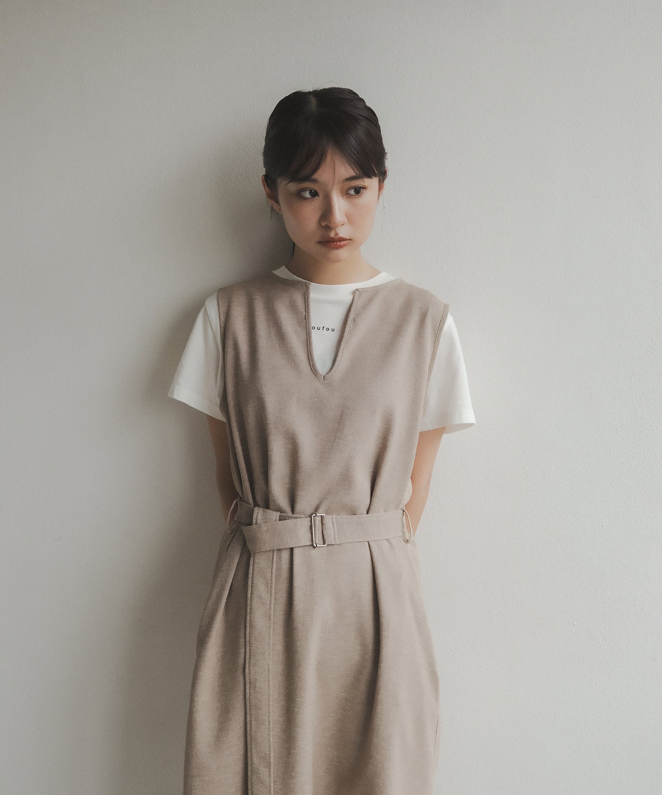 ≪在庫販売≫linen like easy one piece（リネンライクイージー 