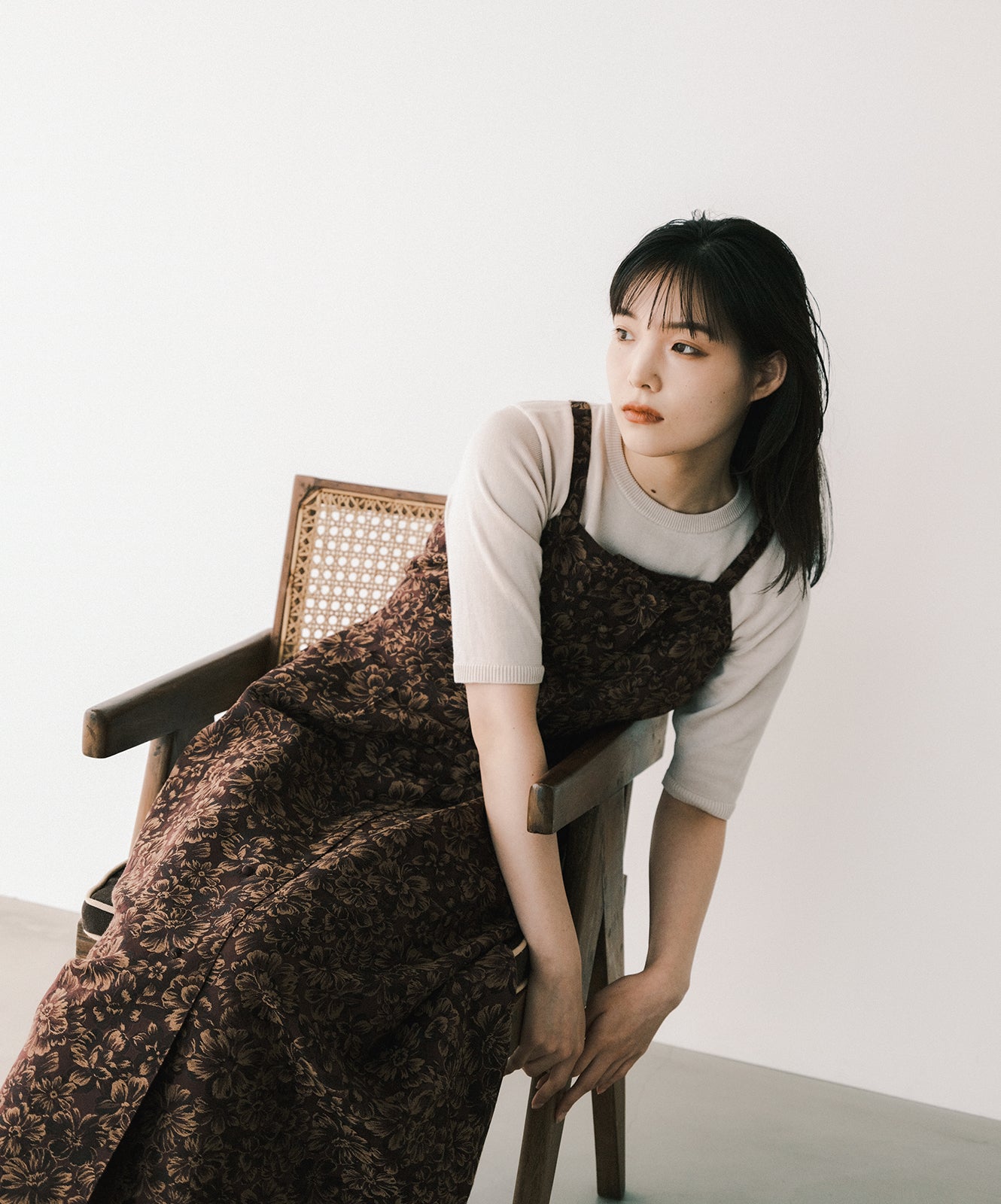 ≪予約販売≫jacquard square jumper skirt(ジャカードスクエアジャンパースカート)≪2023年6月12日21:00販売開始≫≪2023年9月上旬発送予定≫