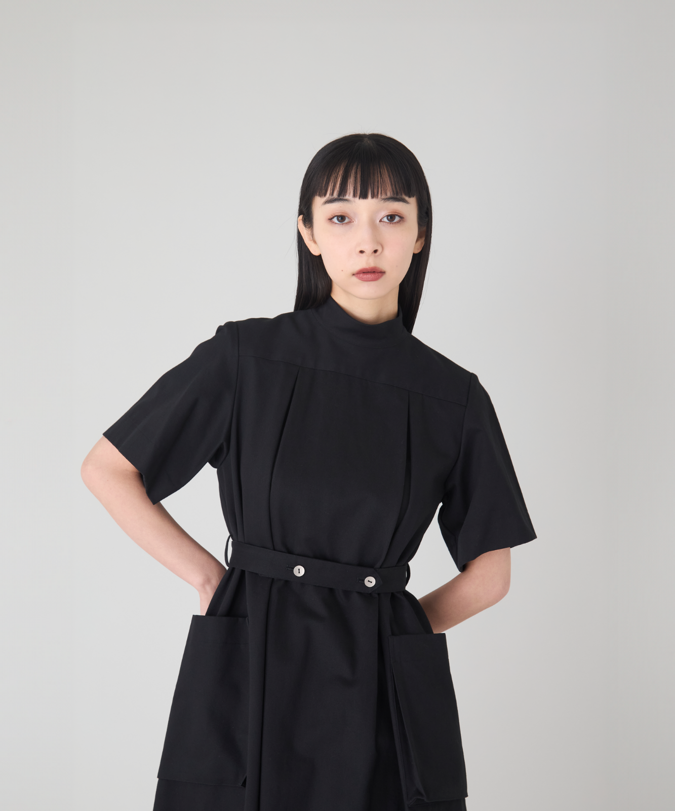 foufou THE DRESS #21 ドイツメディカルハイネックドレス M+ ≪通常販売≫【THE DRESS #21】de medical high neck dress