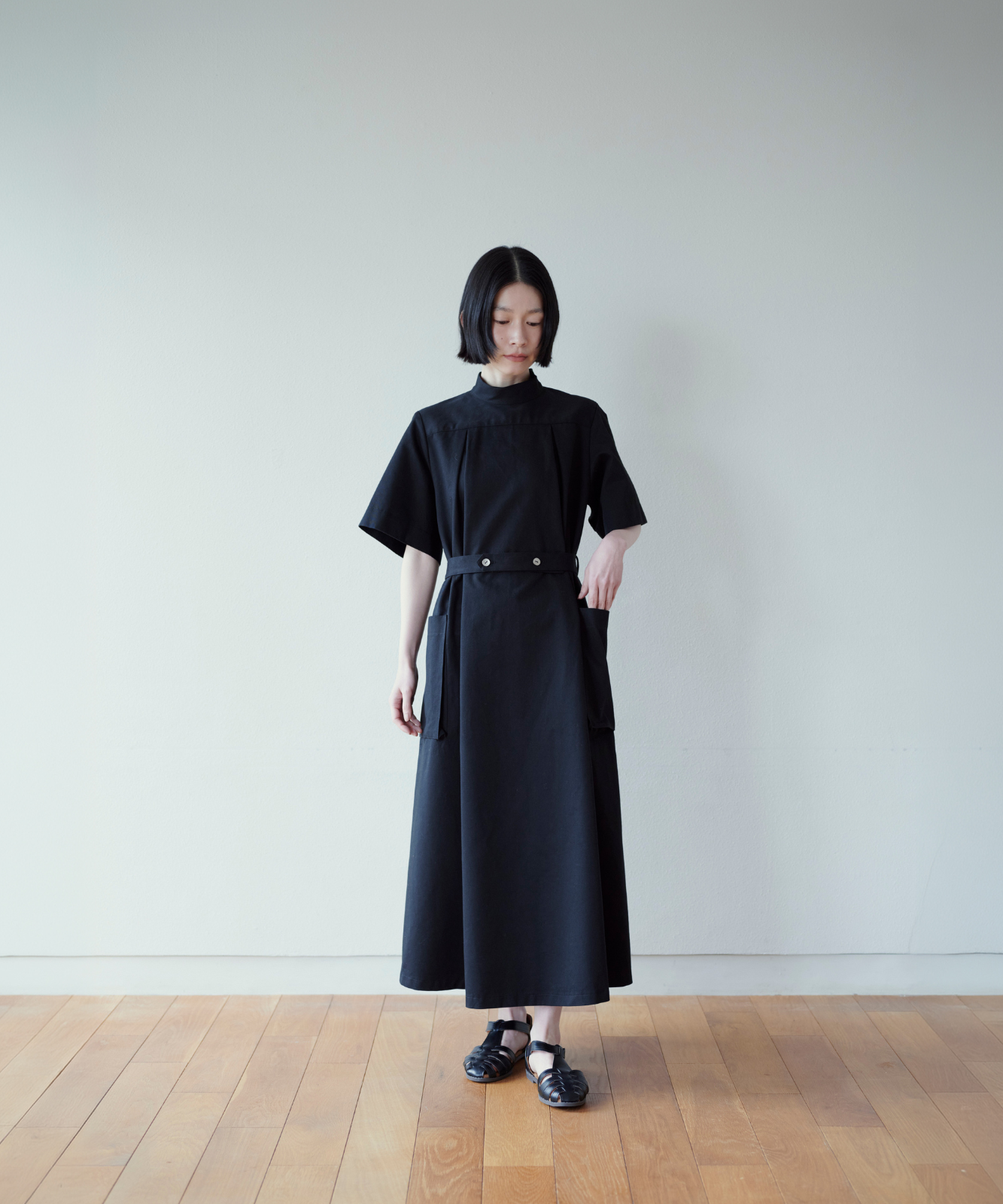 ≪通常販売≫【THE DRESS #21】medical high neck dress （メディカル