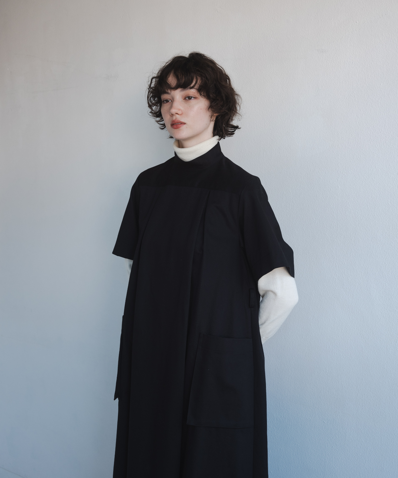 ≪通常販売≫【THE DRESS #21】medical high neck dress (メディカルハイネックドレス)