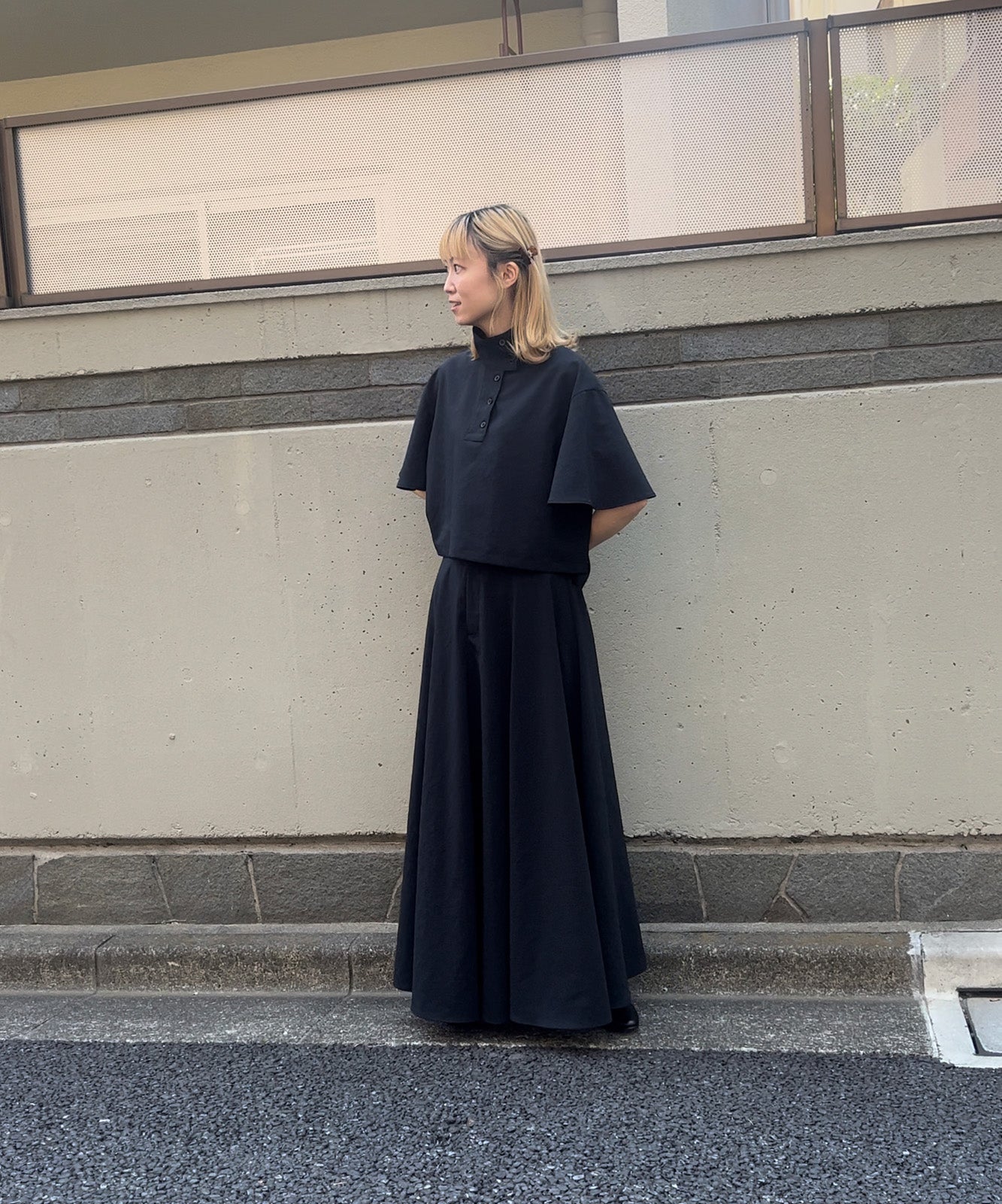 ≪在庫販売≫high twist washer blouse(ハイツイスト ワッシャーブラウス)≪2023年8月1日19:00販売開始≫