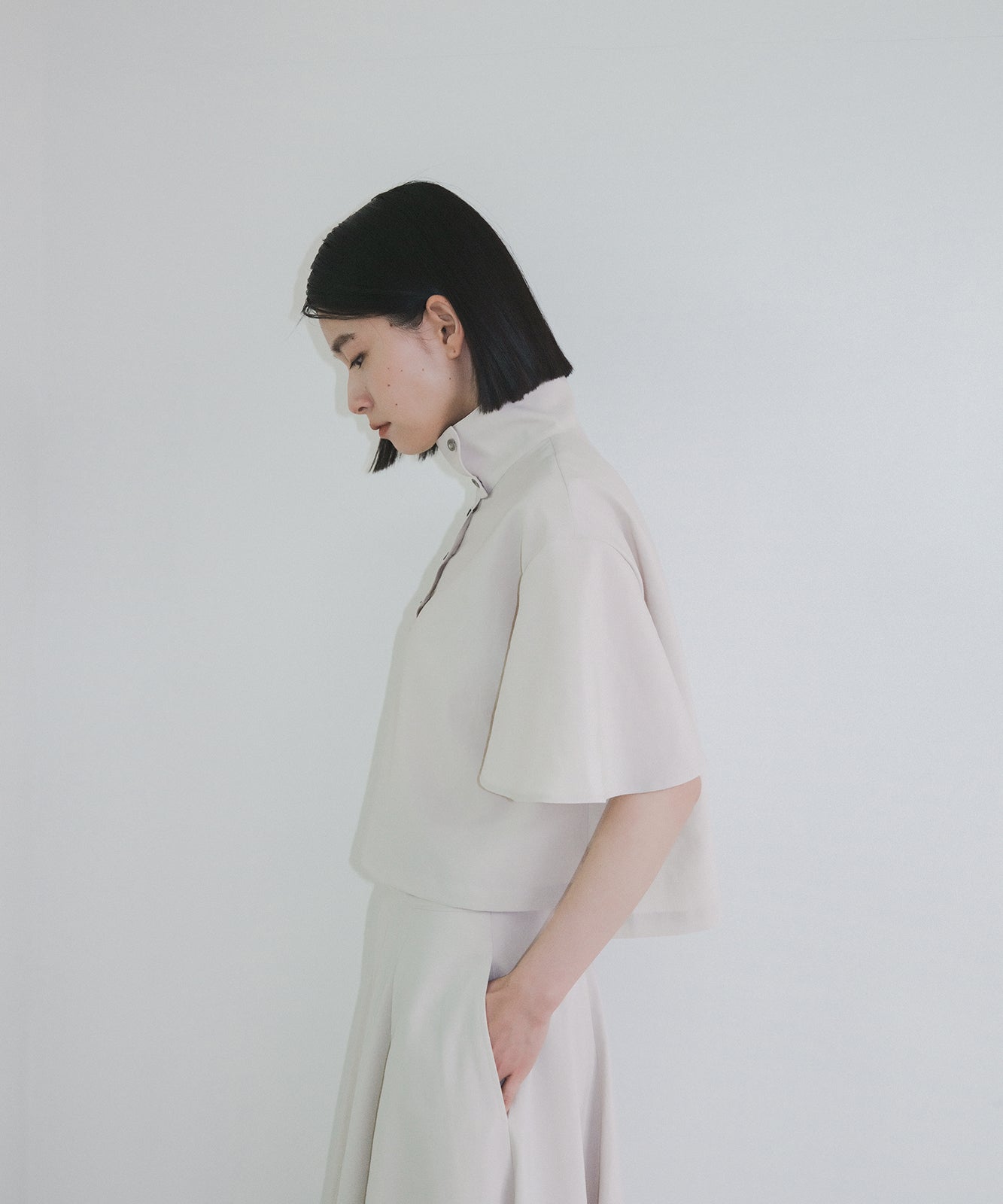 ≪在庫販売≫high twist washer blouse(ハイツイスト ワッシャーブラウス)≪2023年8月1日19:00販売開始≫